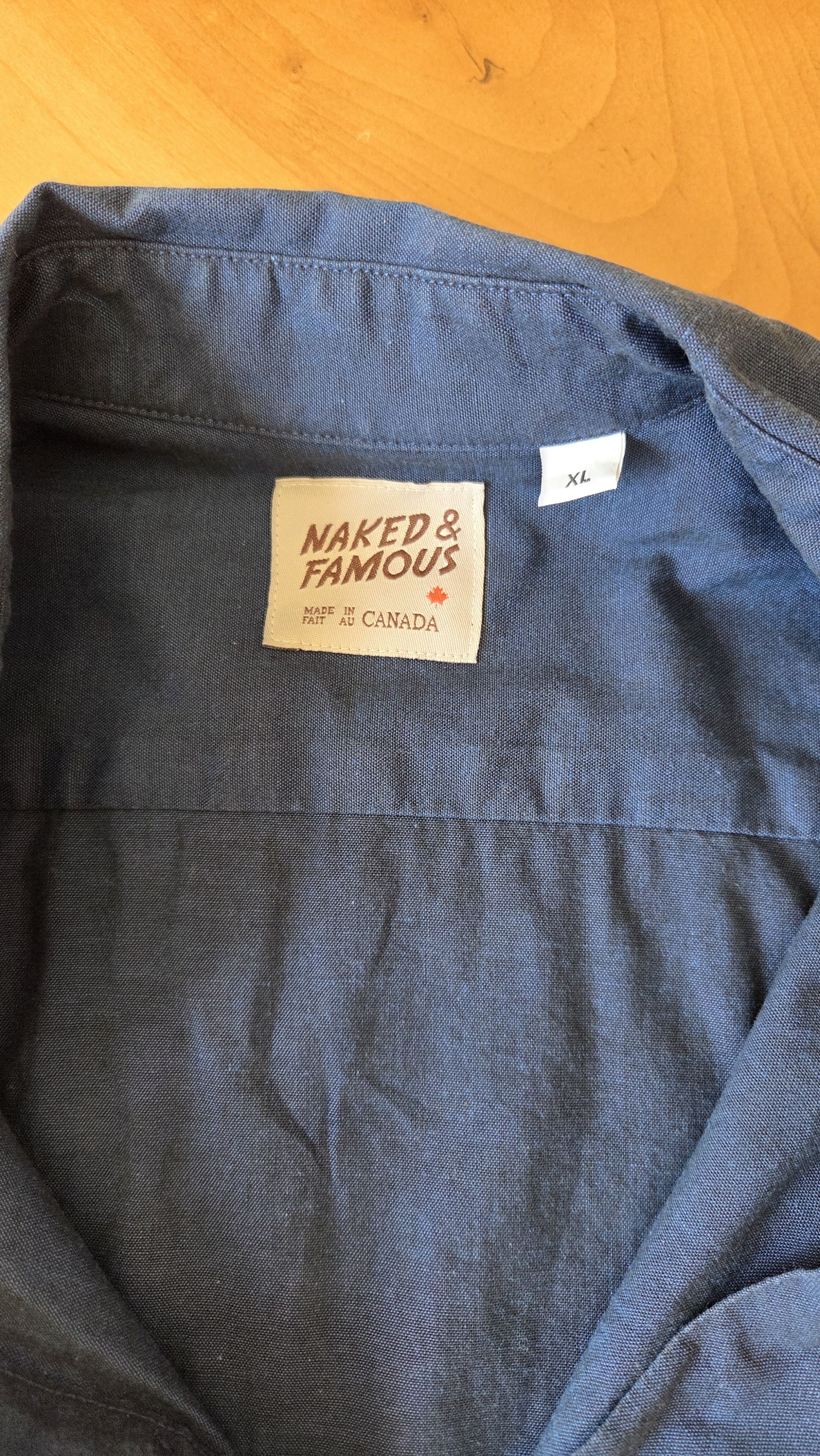 Naked & Famous Naked & Famous Blue Button Down in XL Size US XL / EU 56 / 4 - 3 Thumbnail