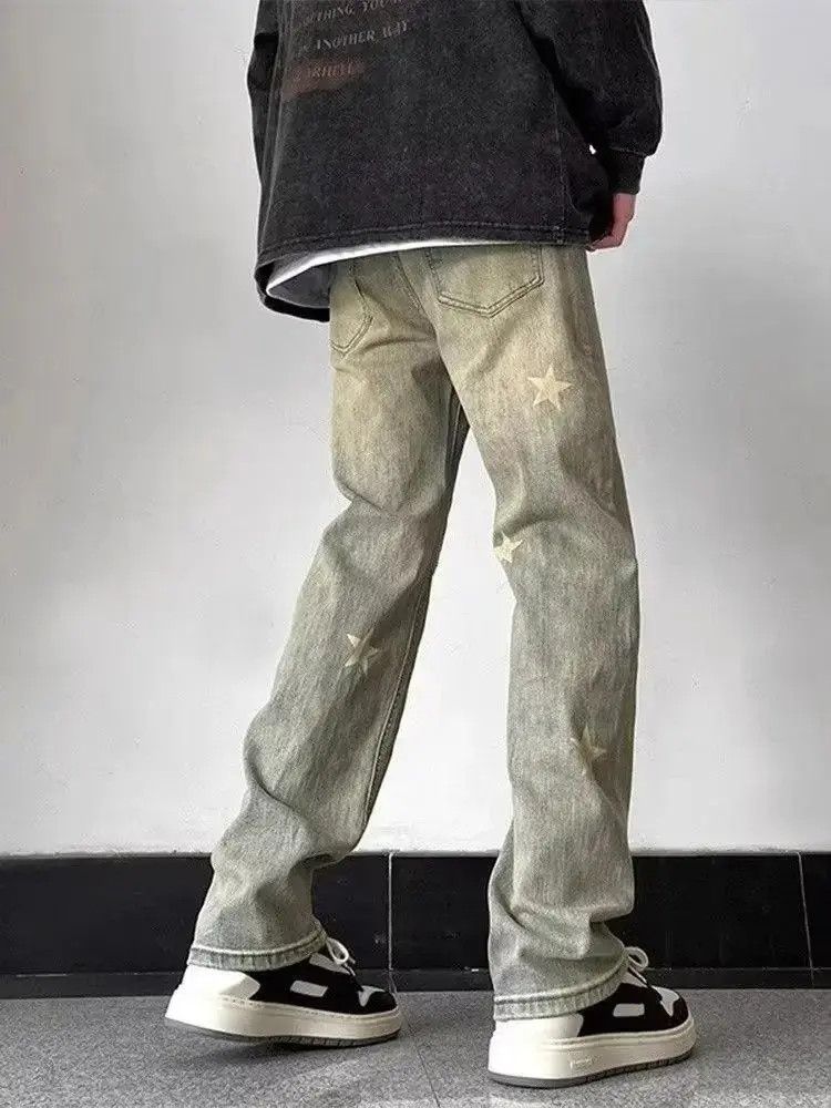 Japanese Brand Washed vintage straight leg jeans Size US 32 / EU 48 - 5 Thumbnail