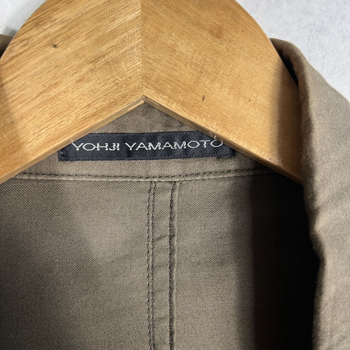 Yohji Yamamoto Yohji Yamamoto Dark Green Cotton Chore Jacket Size US L / EU 52-54 / 3 - 14 Thumbnail