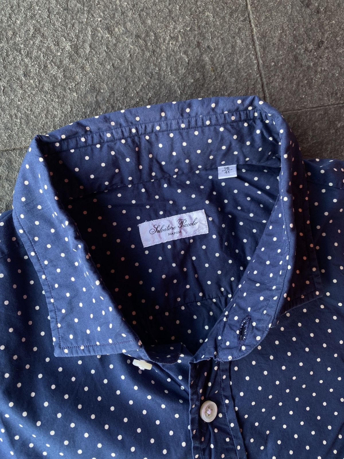 Salvatore Piccolo 💸BINDING OFFER💸 SALVATORE PICCOLO POLKADOT BUTTON UPS SHIRTS Size US L / EU 52-54 / 3 - 5 Thumbnail