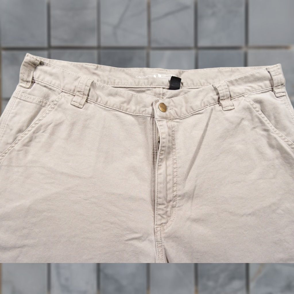 Carhartt Carhartt Shorts Men 40 Beige Rugged Flex Relaxed Fit Workwear Outdoors Shirt/Shorts Size US 40 / EU 56 - 1 Thumbnail