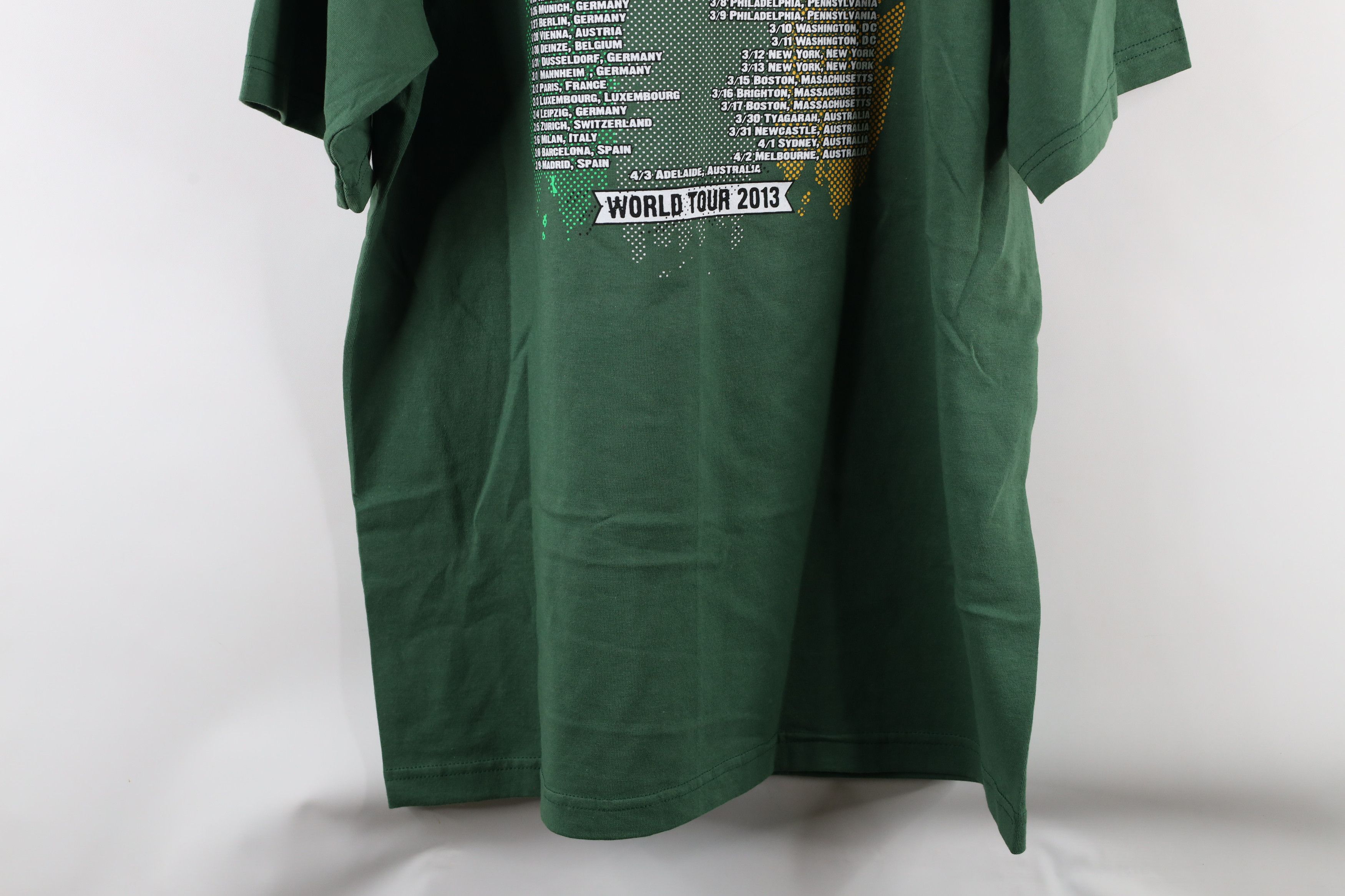 Vintage Vintage Y2K 2013 Dropkick Murphys Band T-Shirt Green USA Size US XL / EU 56 / 4 - 11 Thumbnail
