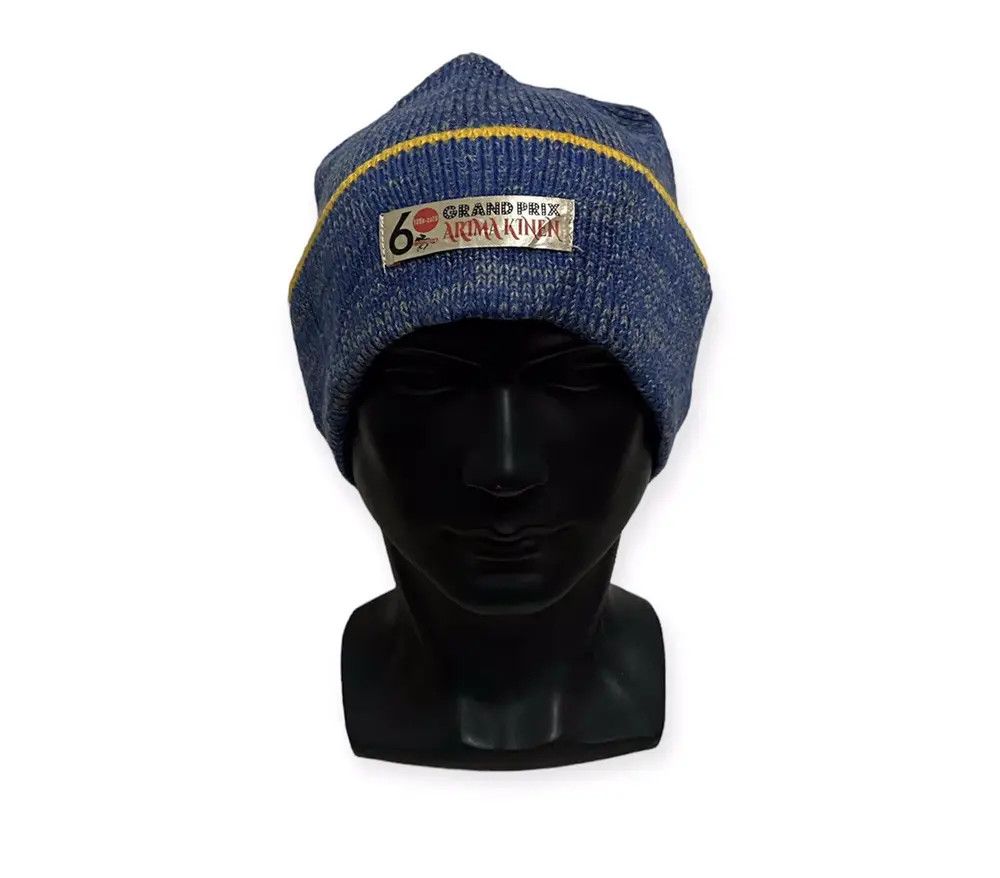 Japanese Brand × Vintage Arima Kinen Plain Beanie Hat Size ONE SIZE - 1 Thumbnail