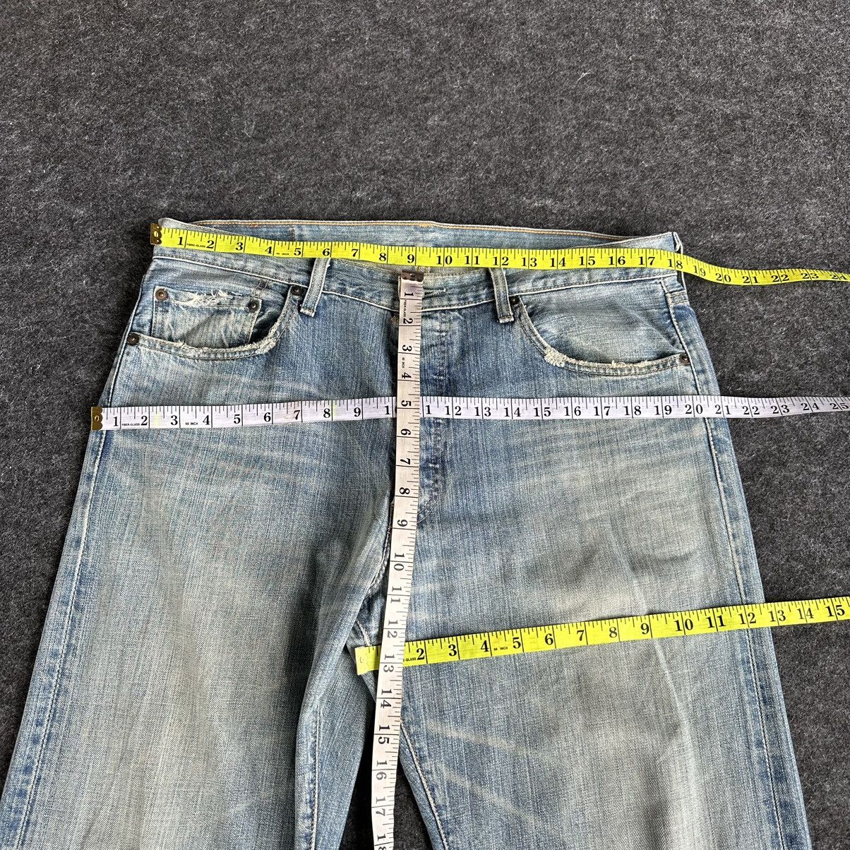 Levi's Levis 501 Distressed Faded Vintage Denim 36x30 D581 Size US 36 / EU 52 - 11 Thumbnail