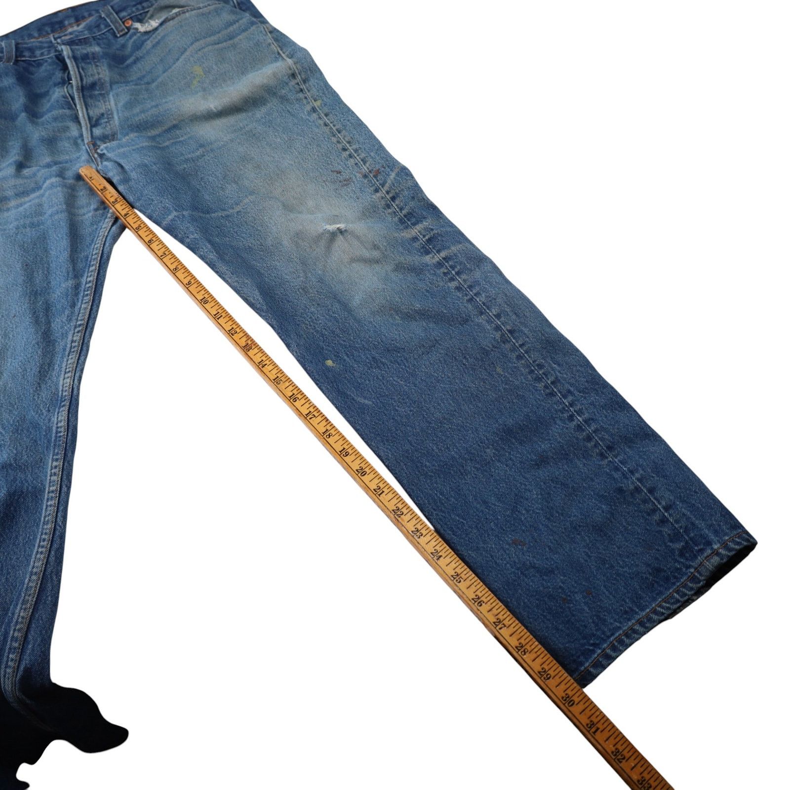 Levi's × Vintage Vintage Distressed Levis 501xx USA Made Denim Jeans Size US 38 / EU 54 - 9 Thumbnail