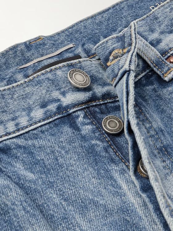 Yves Saint Laurent o1y0325 Denim Pant in Blue Size US 32 / EU 48 - 2 Thumbnail