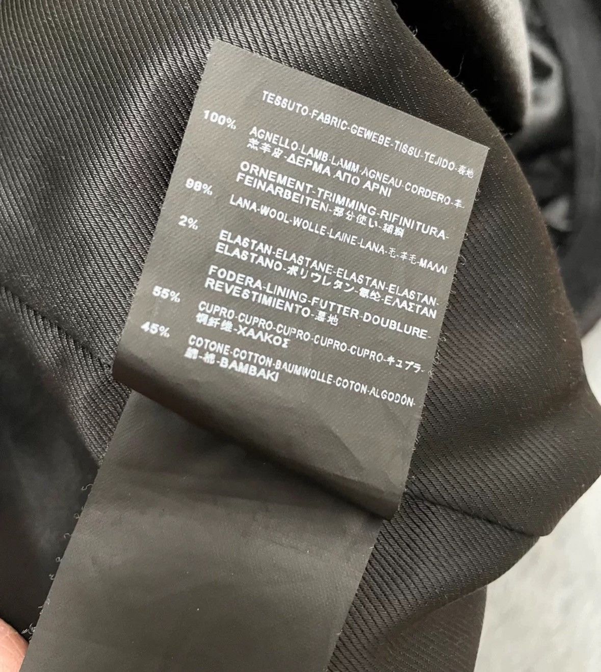 Saint Laurent Paris × Yves Saint Laurent Saint Laurent SLP genuine lambskin plush leather jacket Size US M / EU 48-50 / 2 - 5 Thumbnail