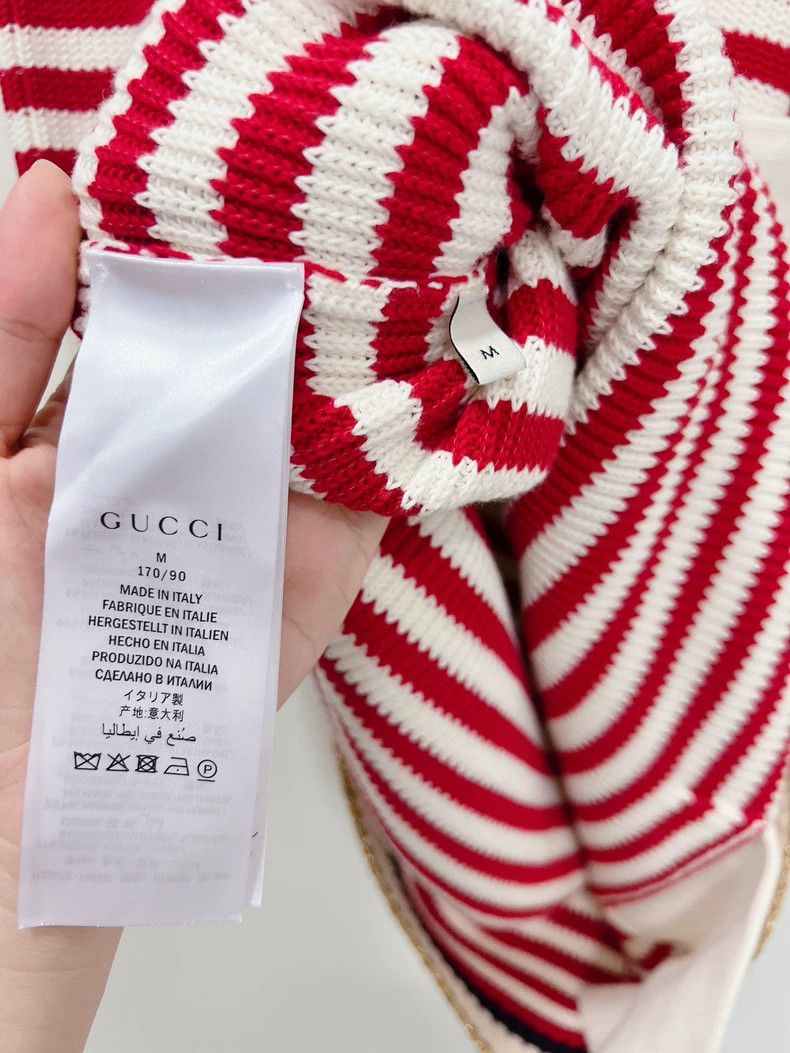 Gucci Gucci Red and white striped navy dress 2504-Nextarrow Size M / US 6-8 / IT 42-44 - 8 Thumbnail