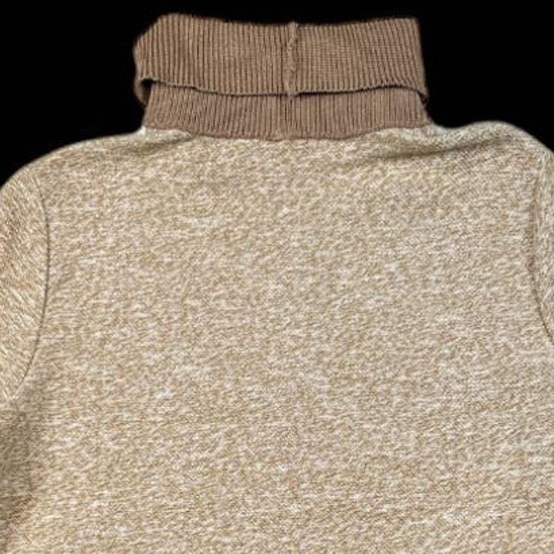 Lands' End Lands' End Brown/Tan Sweater | Size L Size L / US 10 / IT 46 - 4 Thumbnail