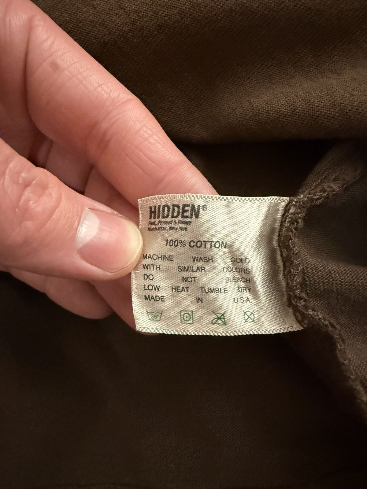 Daniel Arsham × HIDDEN Daniel Arsham x Hidden Washed Brown T-Shirt Size XL Size US XL / EU 56 / 4 - 5 Thumbnail