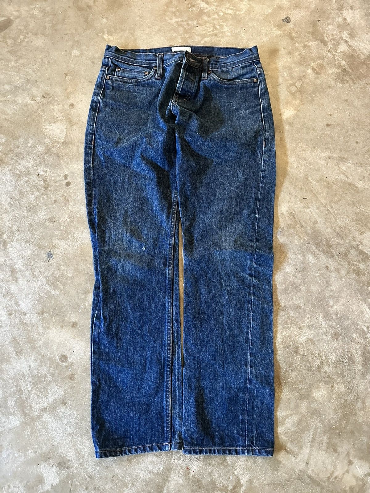 image of Vintage Selvedge Dark Denim Pants Size 30 in Blue, Men's