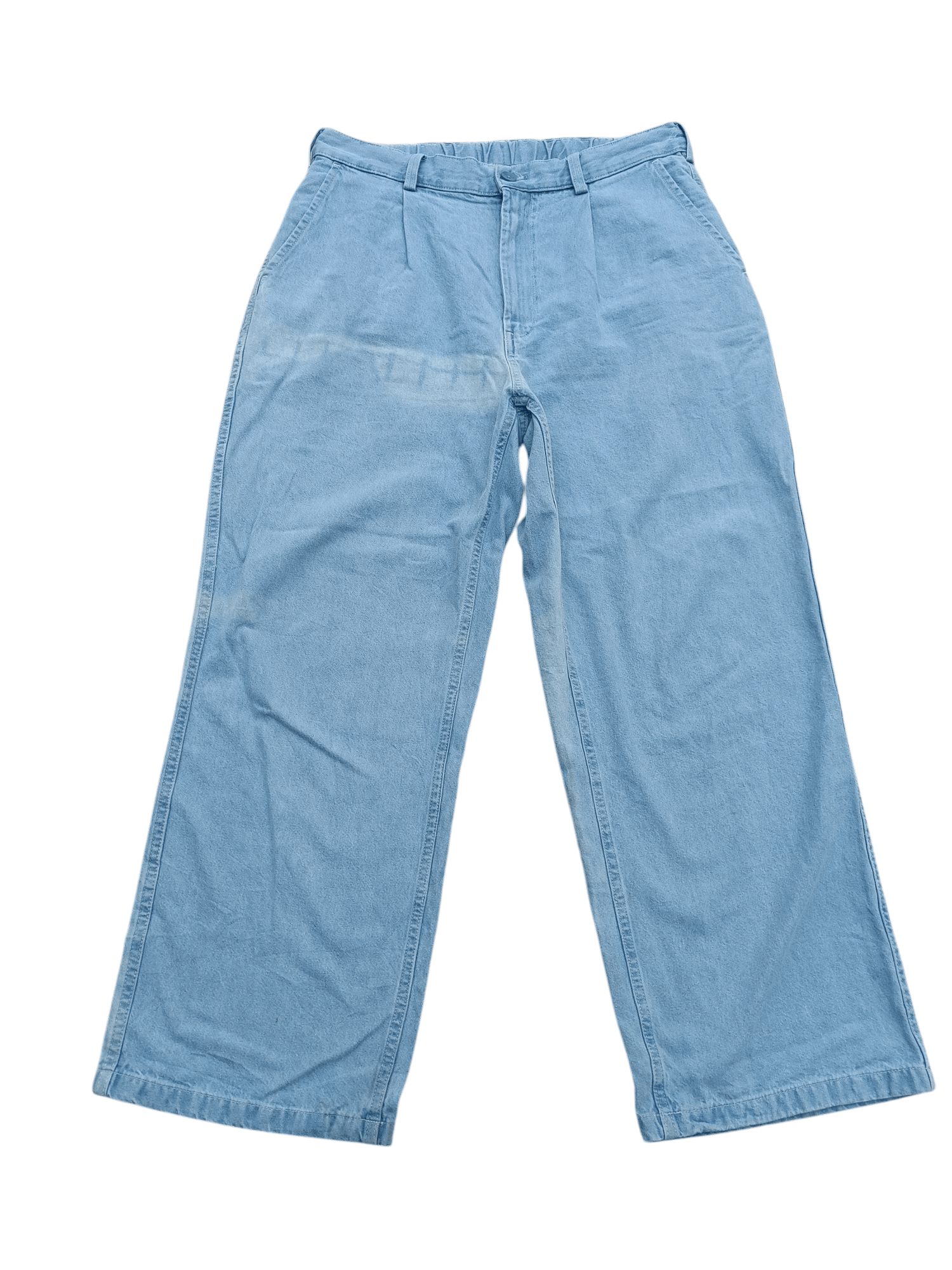 GU × Japanese Brand × Jun Takahashi Vintage Japanese Brand GU Baggy Faded Jeans E260 Size US 32 / EU 48 - 2 Thumbnail