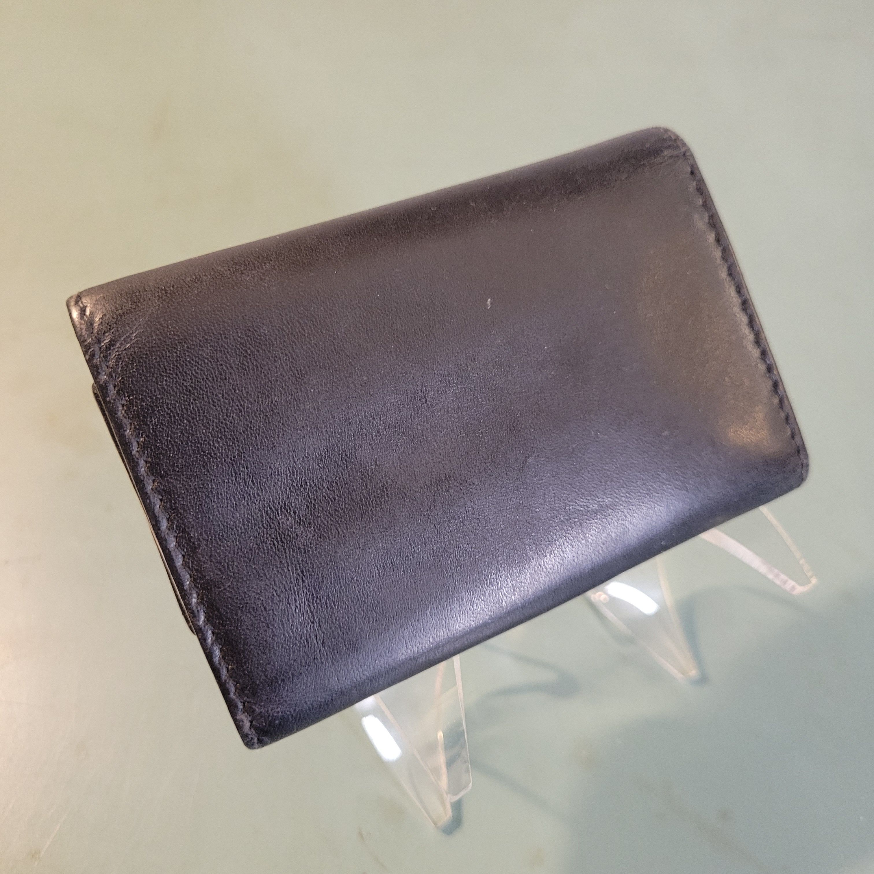 Gucci Gucci Black Leather Logo Key Case Holder Size ONE SIZE - 4 Thumbnail
