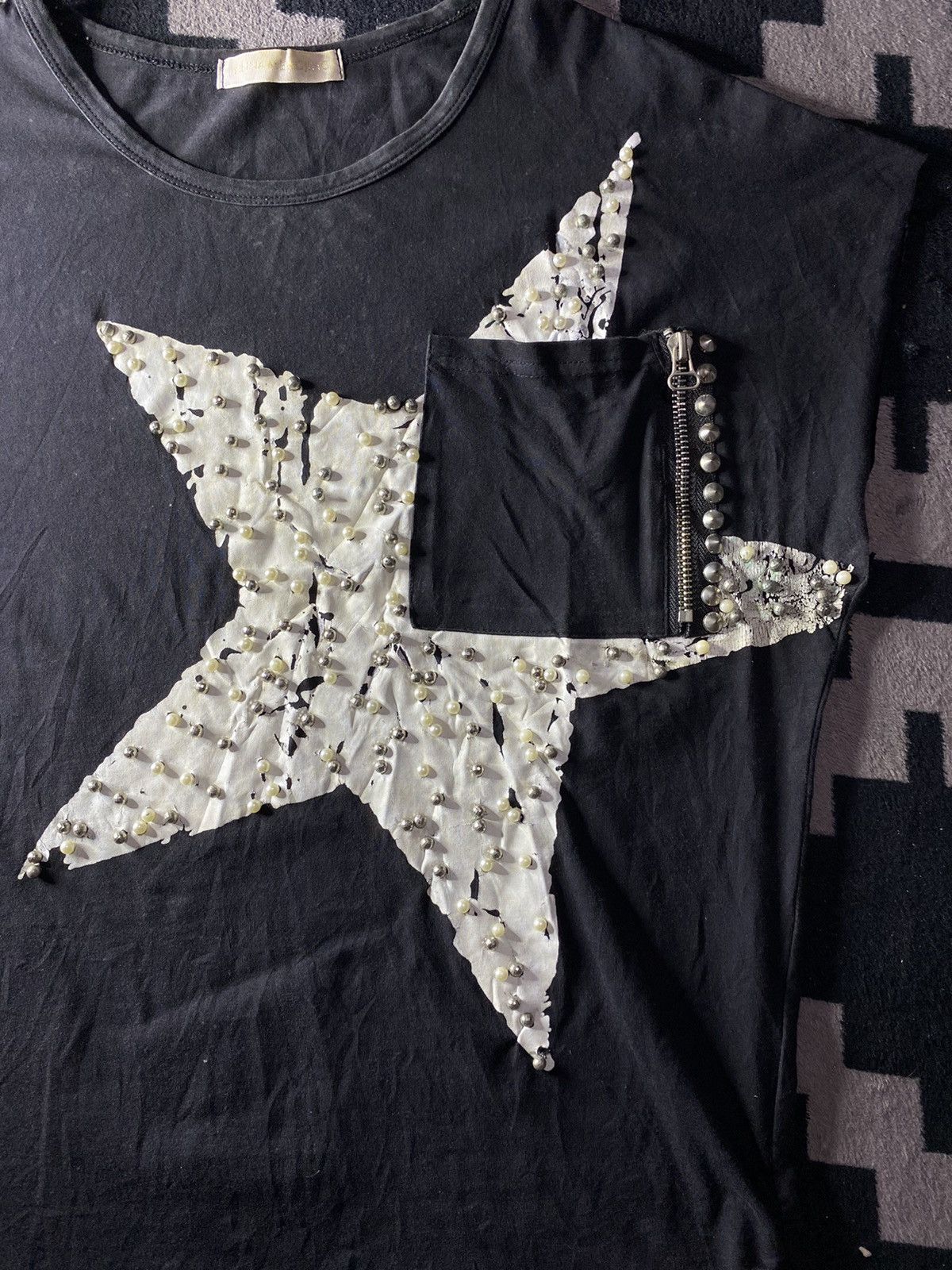 Seditionaries Vintage japanese studed star pocket sleeveless tshirt Size US M / EU 48-50 / 2 - 2 Thumbnail