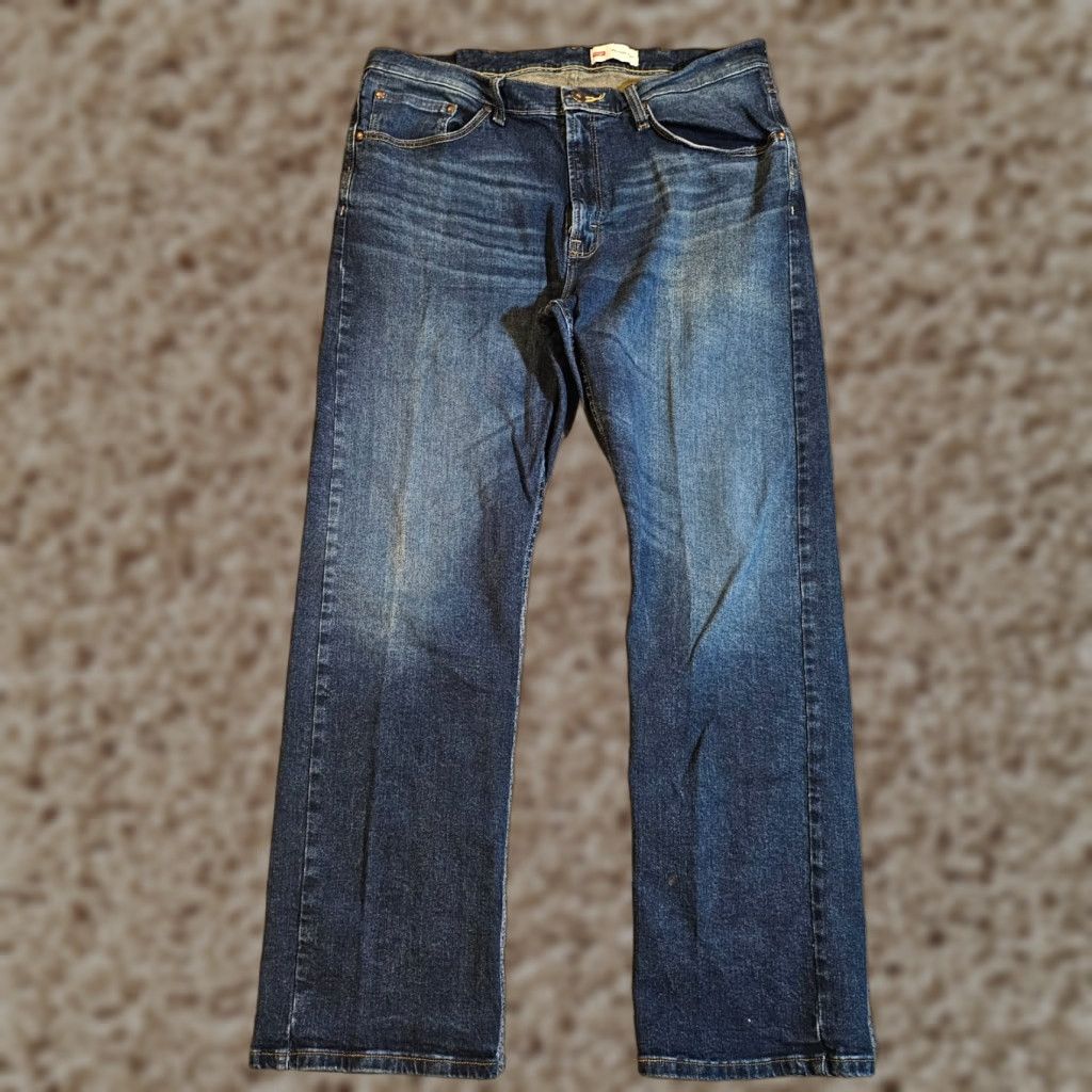 Wrangler Wrangler Jeans Mens 34x31 Boots Cut Blue Relaxed High Rise Medium Wash Denim 5-Pocket Casual Boots Mens Size US 34 / EU 50 - 1 Thumbnail