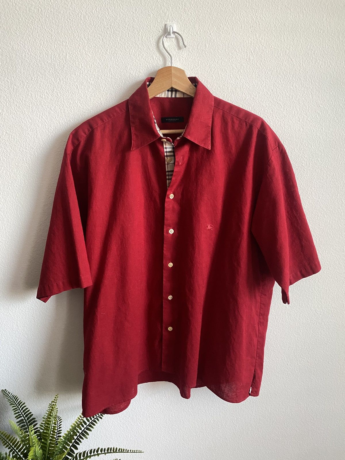 Burberry Linen Nova Check Shirt