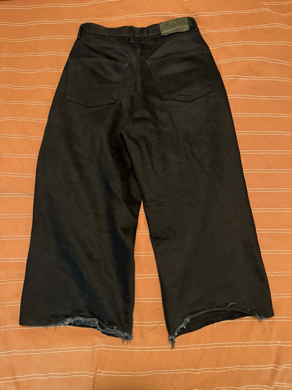 K-Two Studios Ktwo 20oz Selvedge Jet Black Japanese Denim Size US 32 / EU 48 - 3 Thumbnail