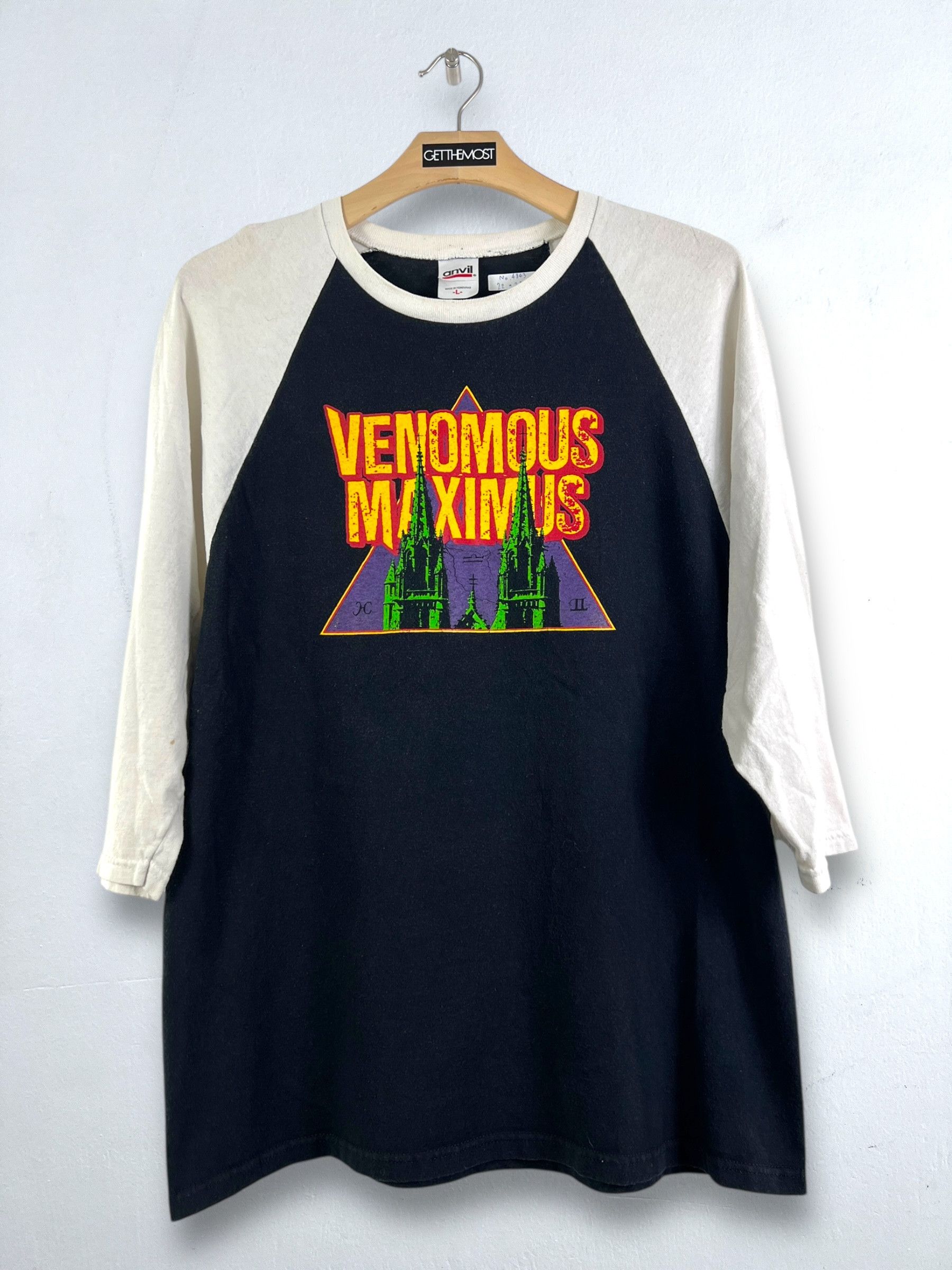 Band Tees No.4843 Venomous Maximus Graphic Band 3/4 Sleeve Tee (L) Size US L / EU 52-54 / 3 - 1 Thumbnail