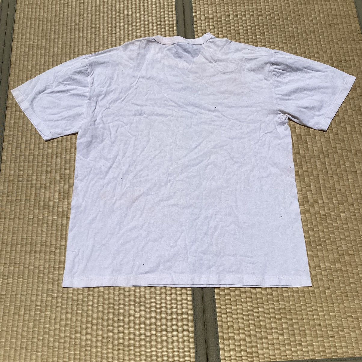 Designer × Valentino × Vintage Vtg 80s 90s Valentino White Embroidered Logo Essentials Tee Size US L / EU 52-54 / 3 - 10 Thumbnail
