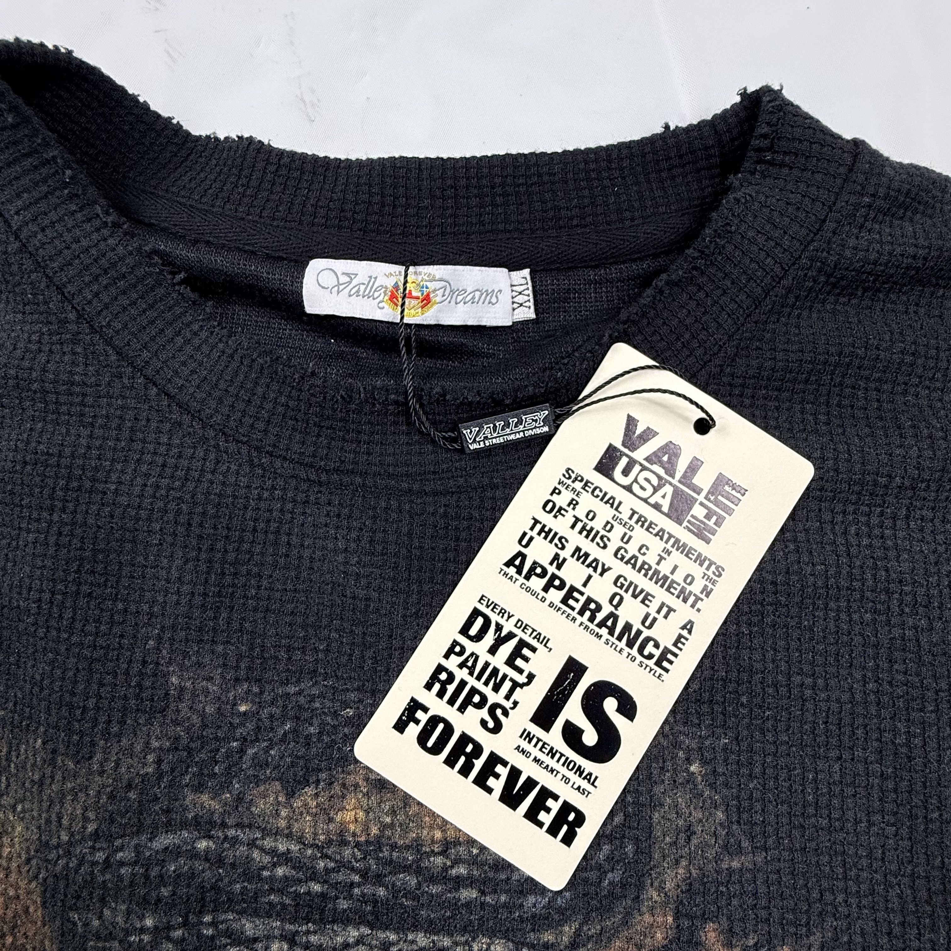 Vale Vale USA Valley Dreams Dragon Flame Waffle Knit Thermal XXL Size US XXL / EU 58 / 5 - 5 Thumbnail