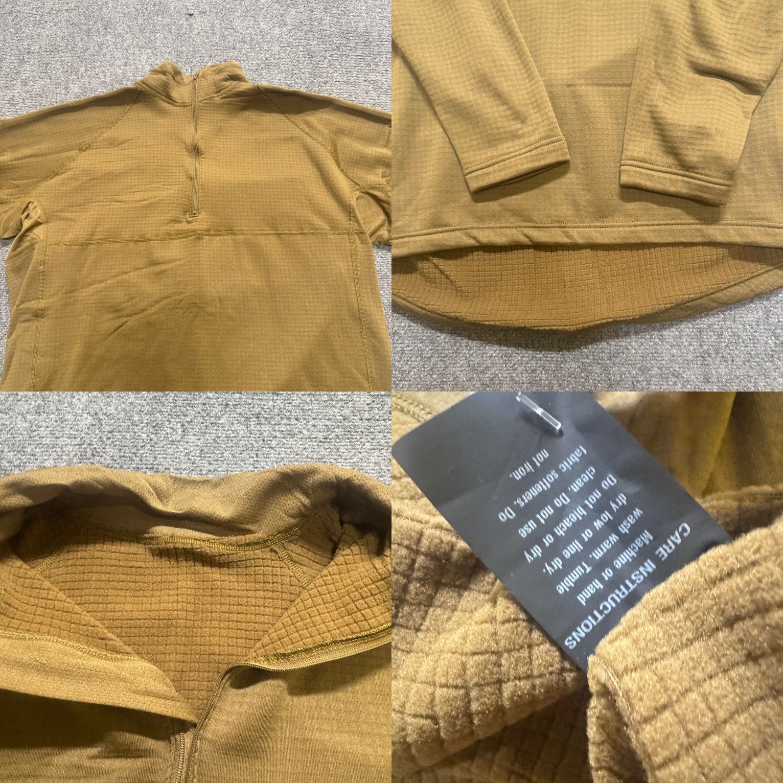 Vintage Sekri PCU Level 2 Long Sleeve Shirt Mens L Brown Quarter Zip Fleece USA Made Shirt Mens L Brown Quarter Zip Fleece Cotton Blend Distressed USA Made Size US L / EU 52-54 / 3 - 8 Thumbnail