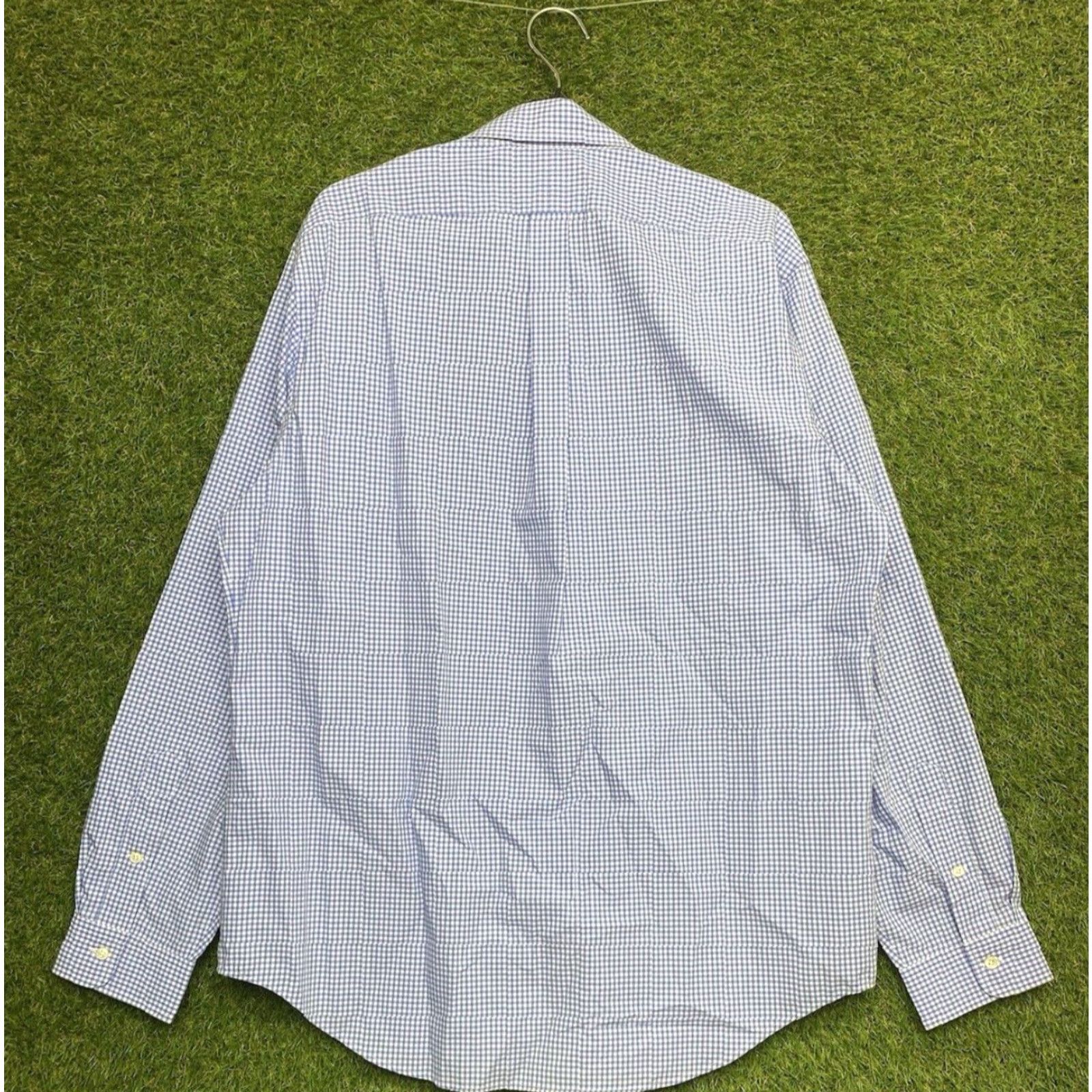 Ralph Lauren Ralph Lauren Shirt Mens Large Blue White Gingham Check Button-Down Polo Lauren Big Pony 2000s Casual Professional Womens? No. Size US L / EU 52-54 / 3 - 3 Thumbnail