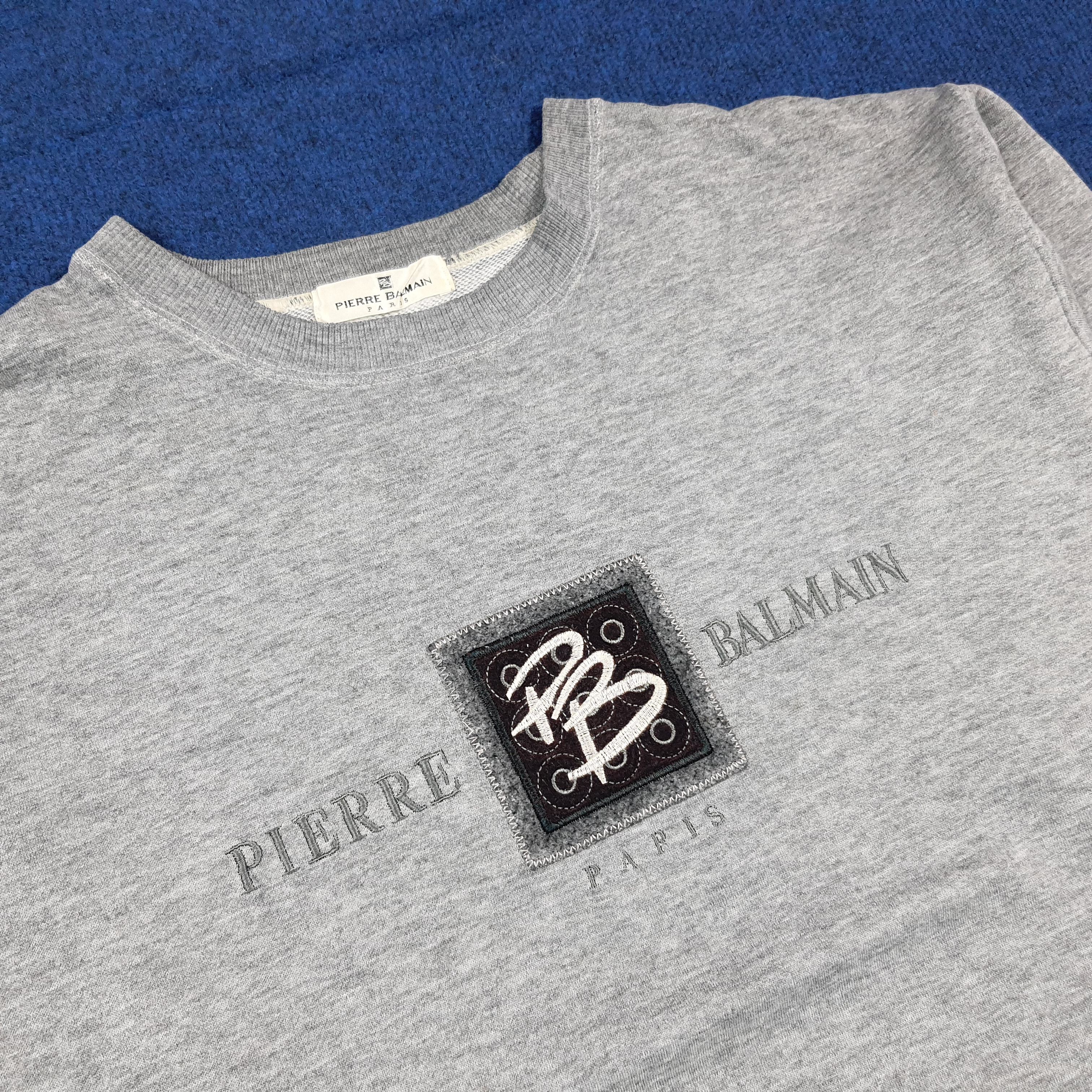 Pierre Balmain Vintage Pierre Balmain Paris Embroidered Sweatshirt C291N31 Size US L / EU 52-54 / 3 - 2 Thumbnail