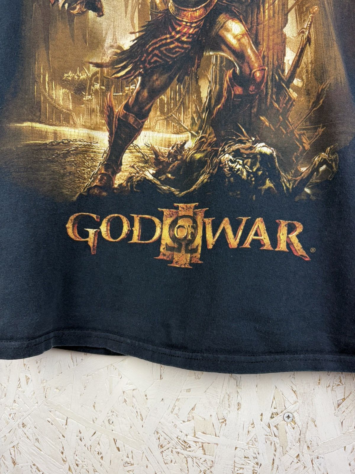Vintage Vintage God Of War 3 2010 Game Promo PS3 T-Shirt M Size US M / EU 48-50 / 2 - 3 Thumbnail