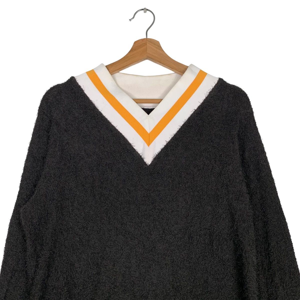 Japanese Brand WHIZ-LIMITED Style&Tailored by LUMP V Neck Sweater #0217-C10 Size US L / EU 52-54 / 3 - 3 Thumbnail