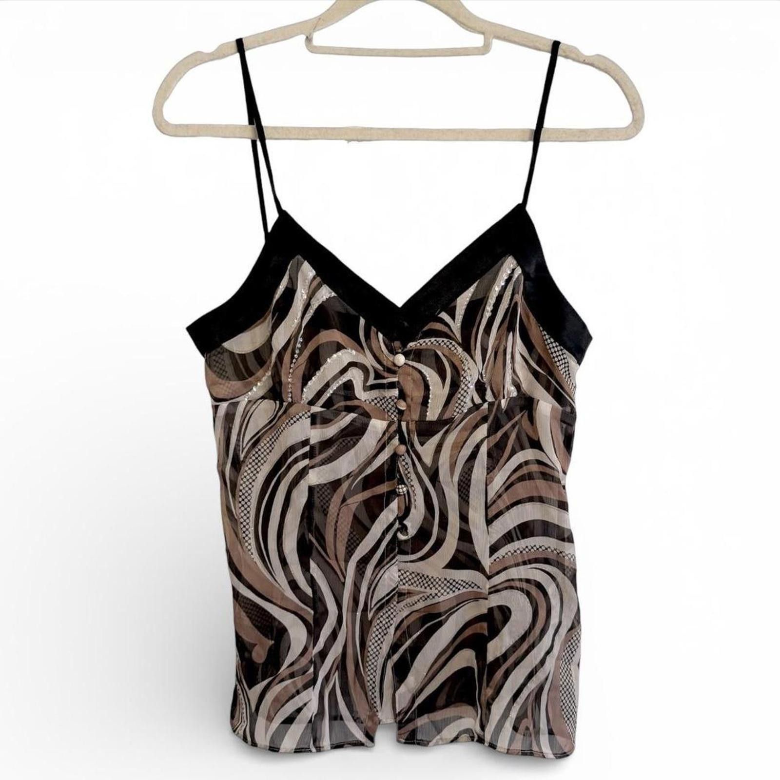 Other Whimsy goth grunge style brown camisole top Size XS / US 0-2 / IT 36-38 - 1 Thumbnail