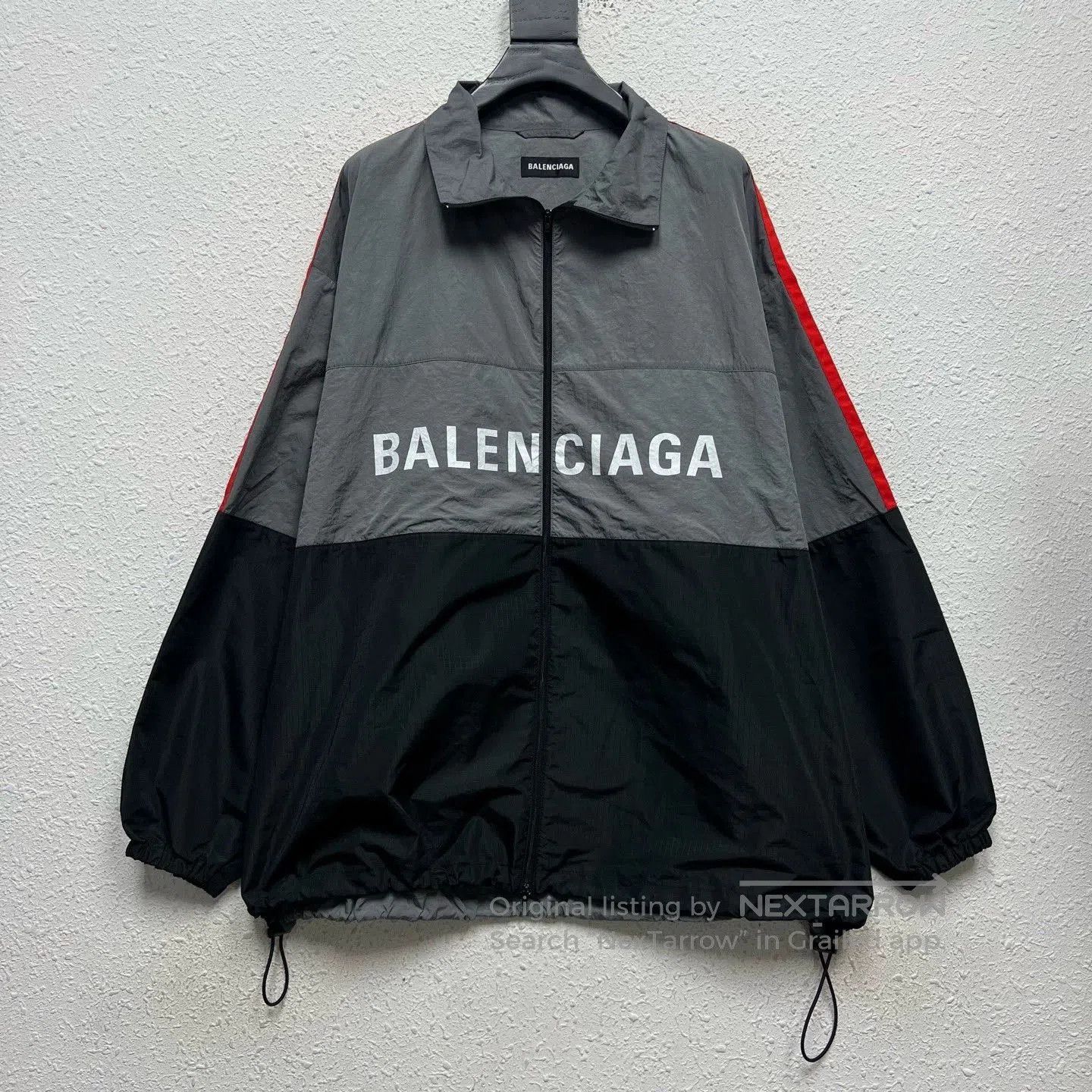 Balenciaga Balenciaga Colorblock Logo Nylon Jacket. Size US M / EU 48-50 / 2 - 1 Thumbnail
