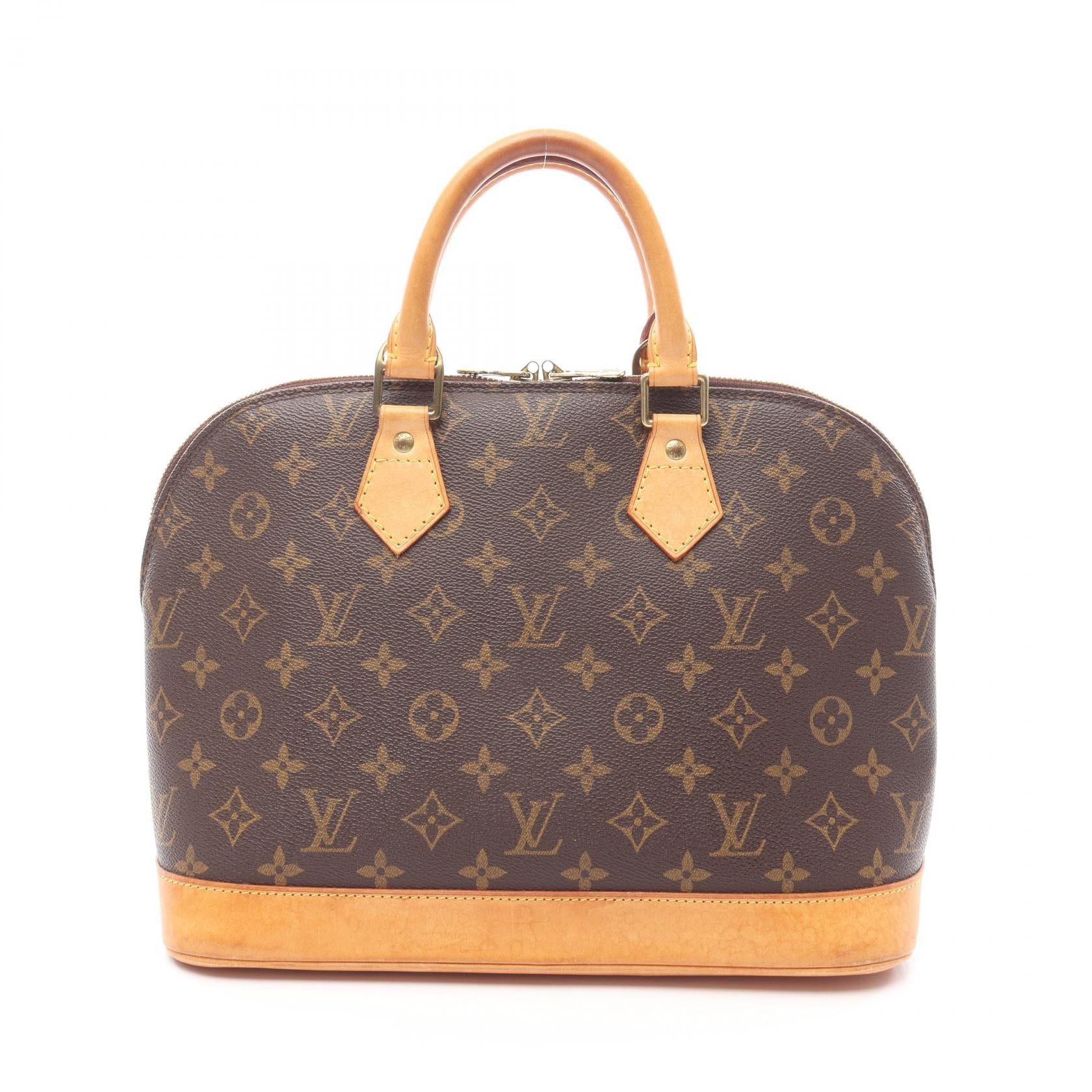 Louis Vuitton Louis Vuitton Alma Pm Monogram Handbag Leather Brown Size ONE SIZE - 1 Thumbnail