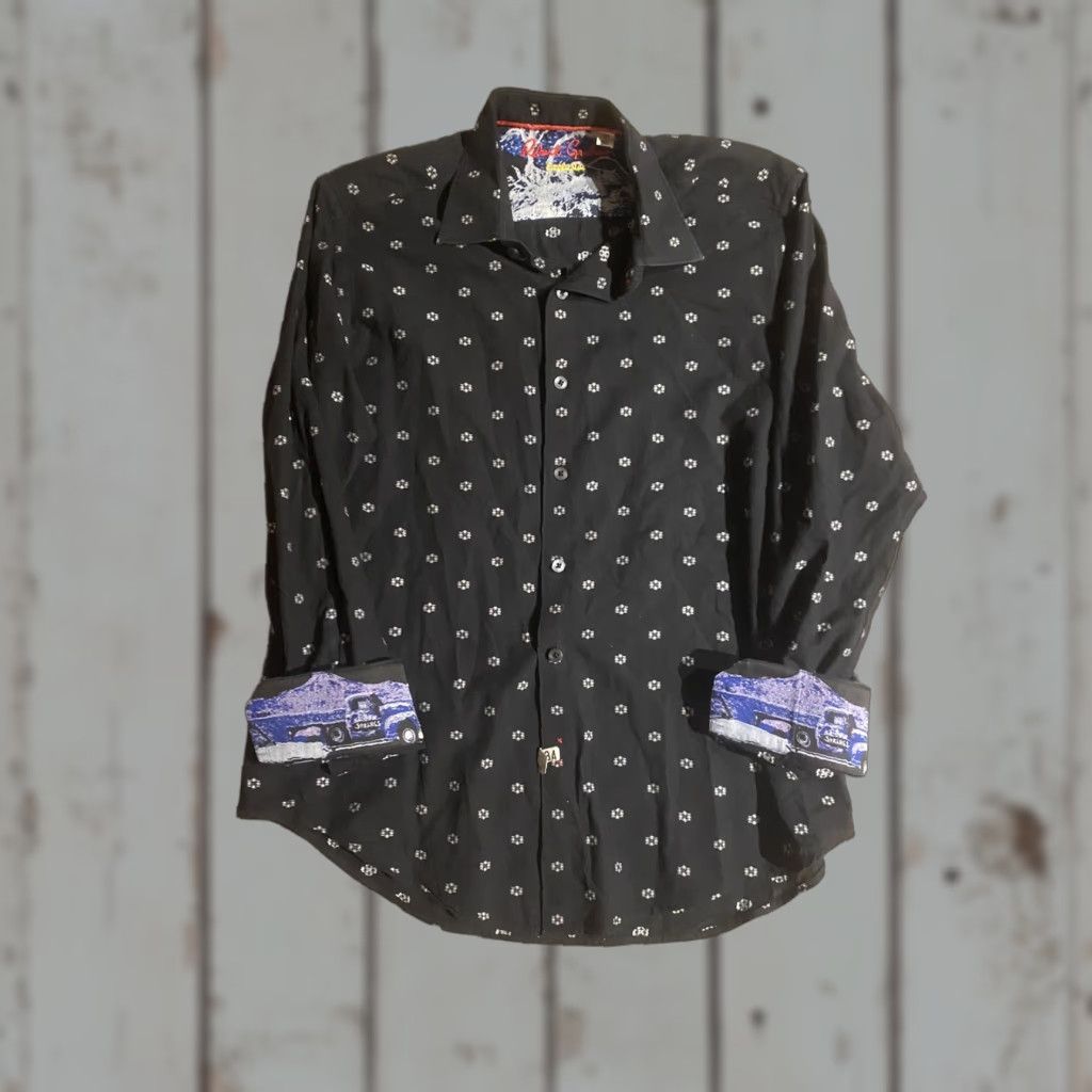 Robert Graham Robert Graham Shirt Long Sleeve Mens Large Multicolor Geometric Truck Button-Up Size US L / EU 52-54 / 3 - 1 Thumbnail