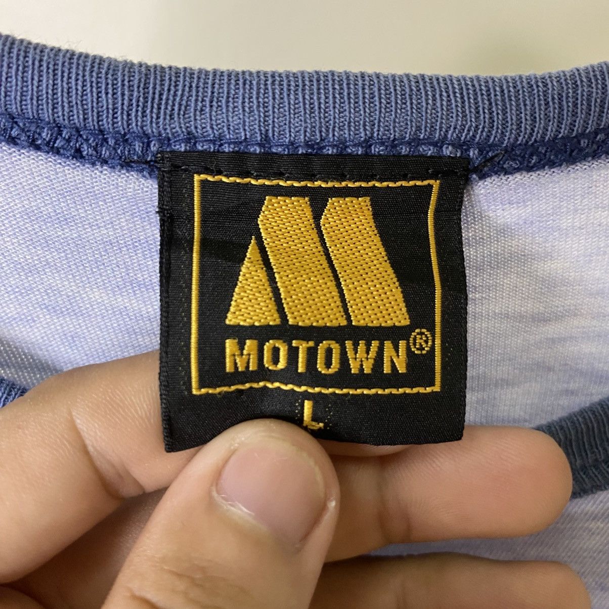 Band Tees Vintage 2000s Motown Records Ringer T Shirt Size US L / EU 52-54 / 3 - 3 Thumbnail