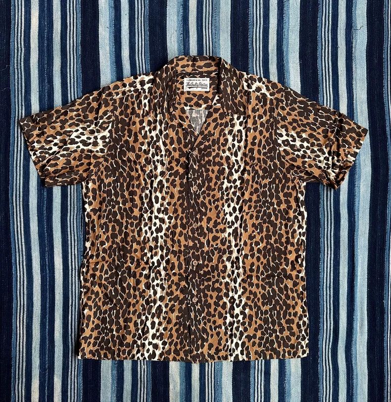 Wacko Maria wacko maria Leopard print Hawaiian short-sleeved shirt Size US S / EU 44-46 / 1 - 1 Thumbnail