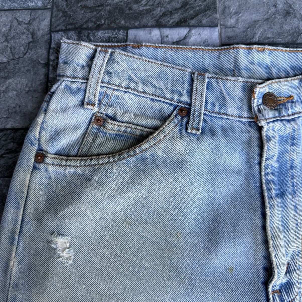 Levi's Vintage Clothing Vintage 97' Levi's 550 Orange Tag Faded Rusty Denim Jean Size US 33 - 7 Thumbnail