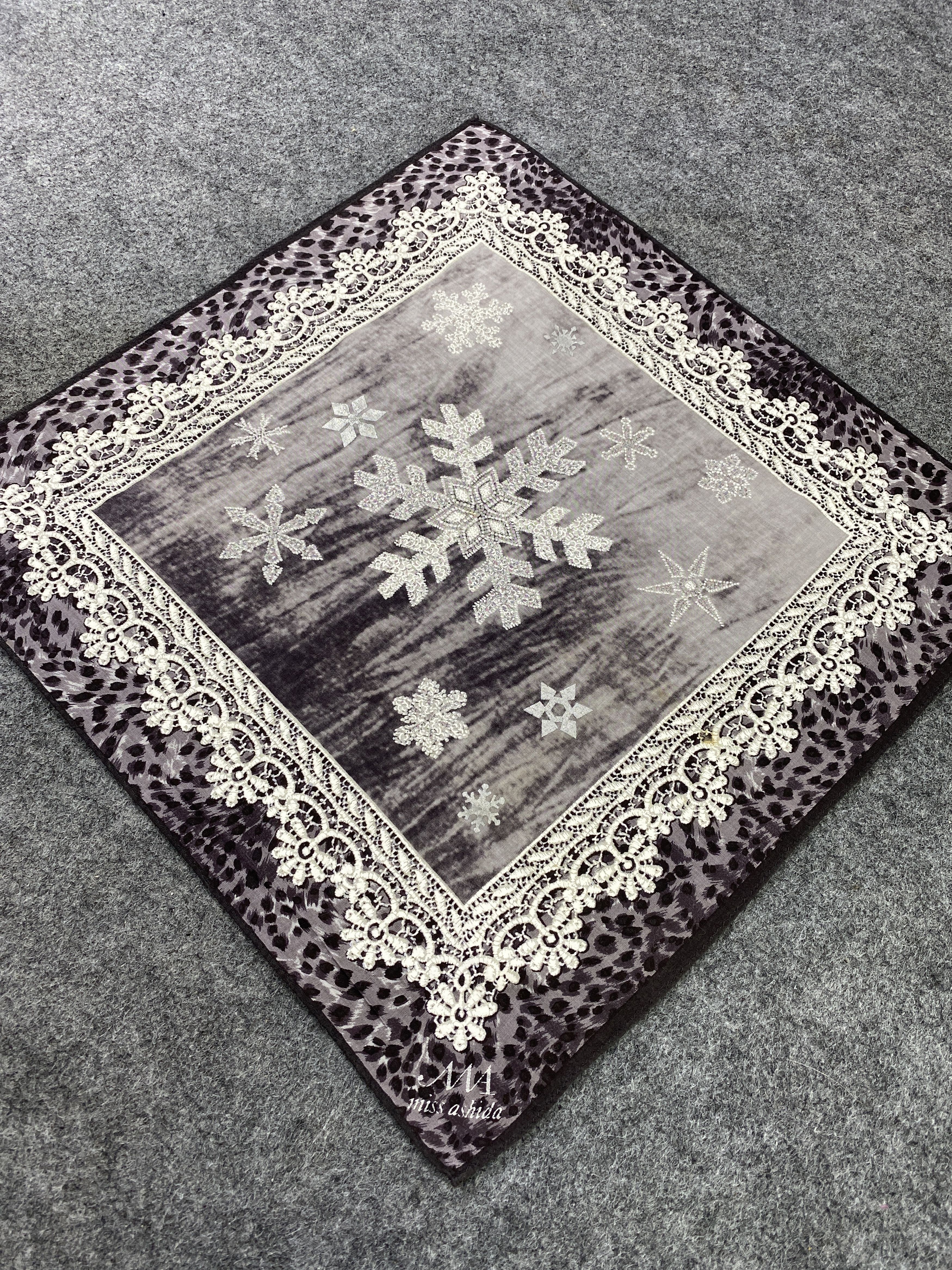 Japanese Brand Miss Ashida Handkerchief / Bandana / Neckerchief-B345 Size ONE SIZE - 4 Thumbnail