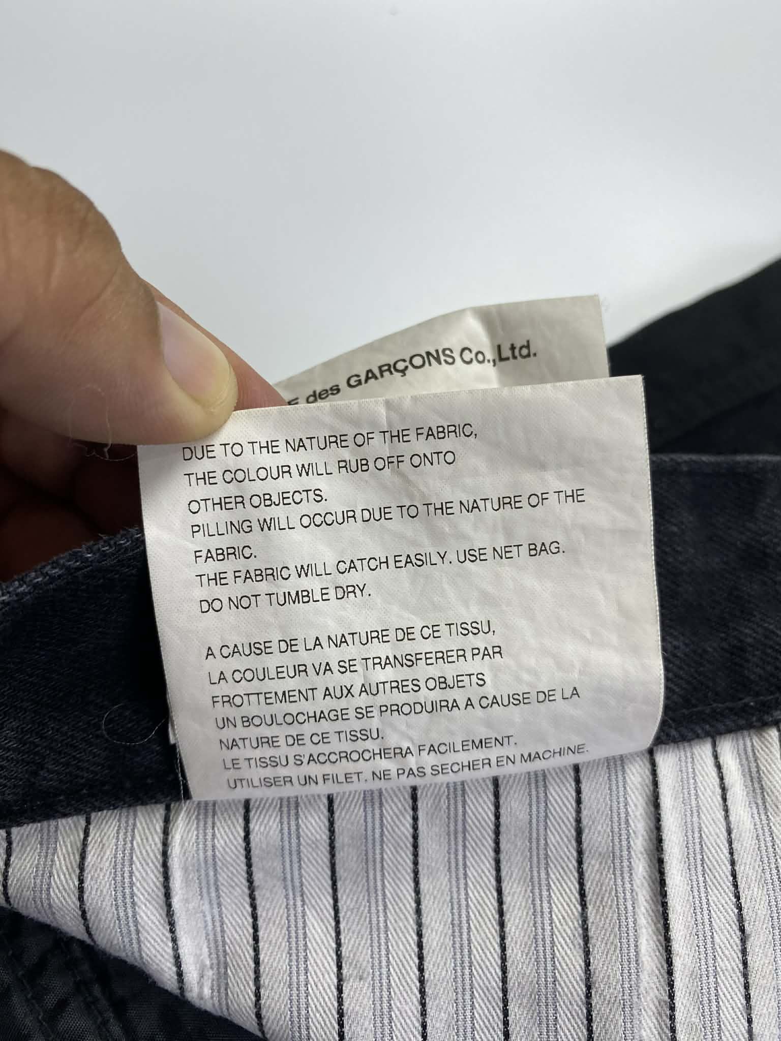 Junya Watanabe Junya Watanabe Man CDG - AD15 Distressed Cinch-Back Pants Size US 33 - 11 Thumbnail
