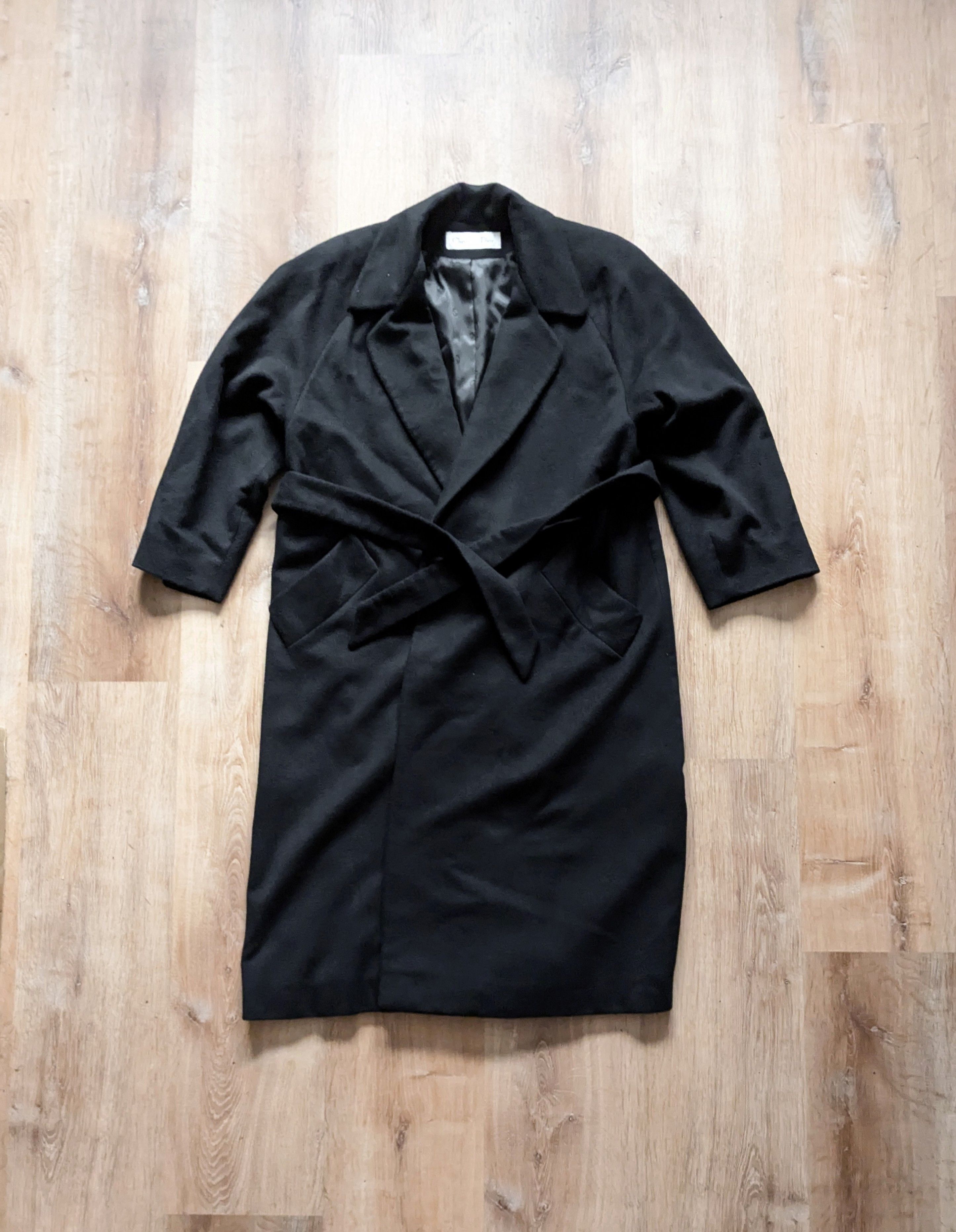 Dior Christian Dior Loro Piana Coat Black Cashmere Size 2 Size US M / EU 48-50 / 2 - 1 Thumbnail