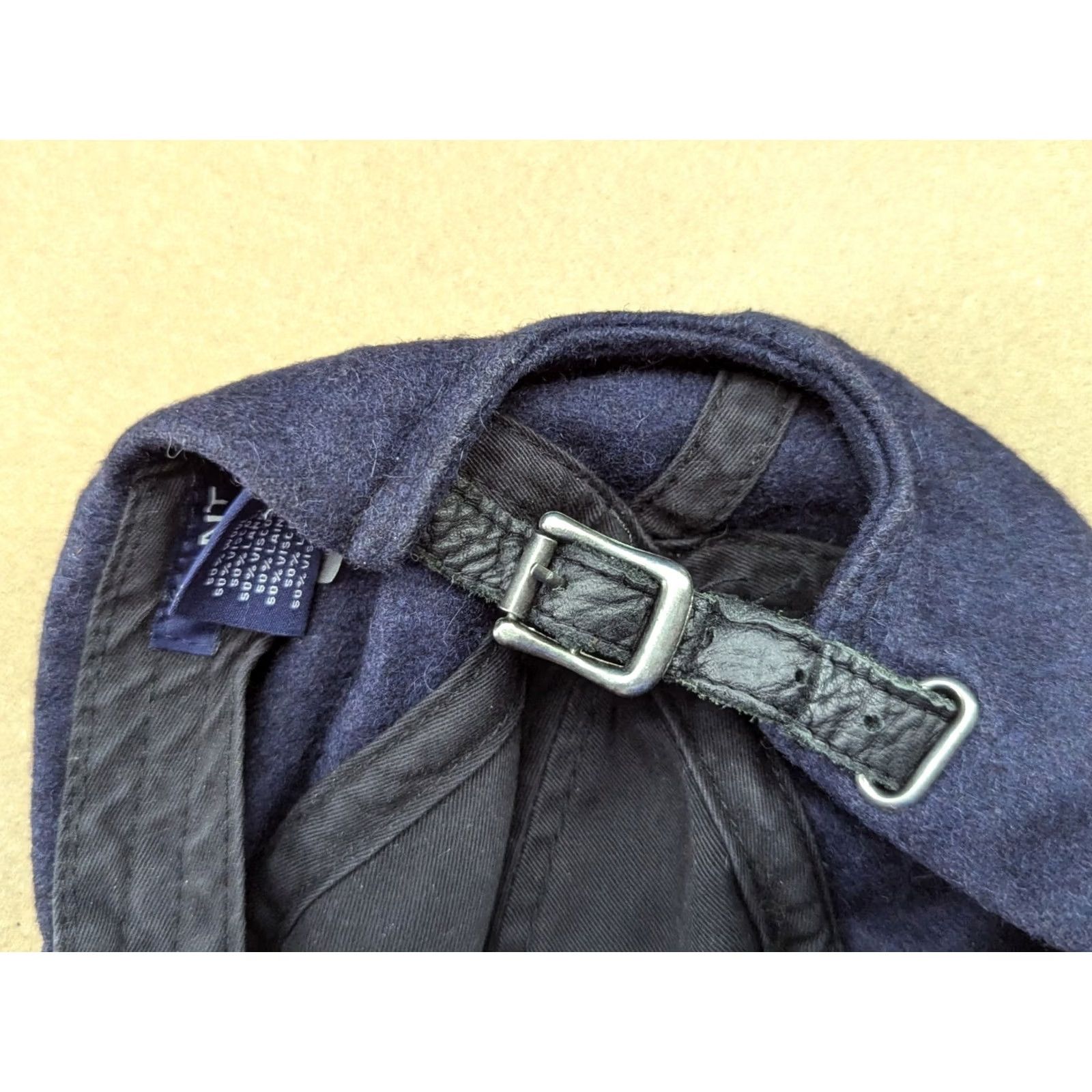 Gant VINTAGE GANT USA Baseball Cap One Size Wool Viscose Blue Adjustable Mens Cap Size ONE SIZE - 8 Thumbnail