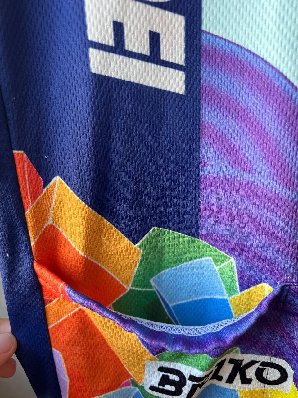 Vintage 1996 MAPEI TEAM ROMINGER BRIKO CYCLING BIKE JERSEY SHIRT XL Size US XL / EU 56 / 4 - 15 Thumbnail