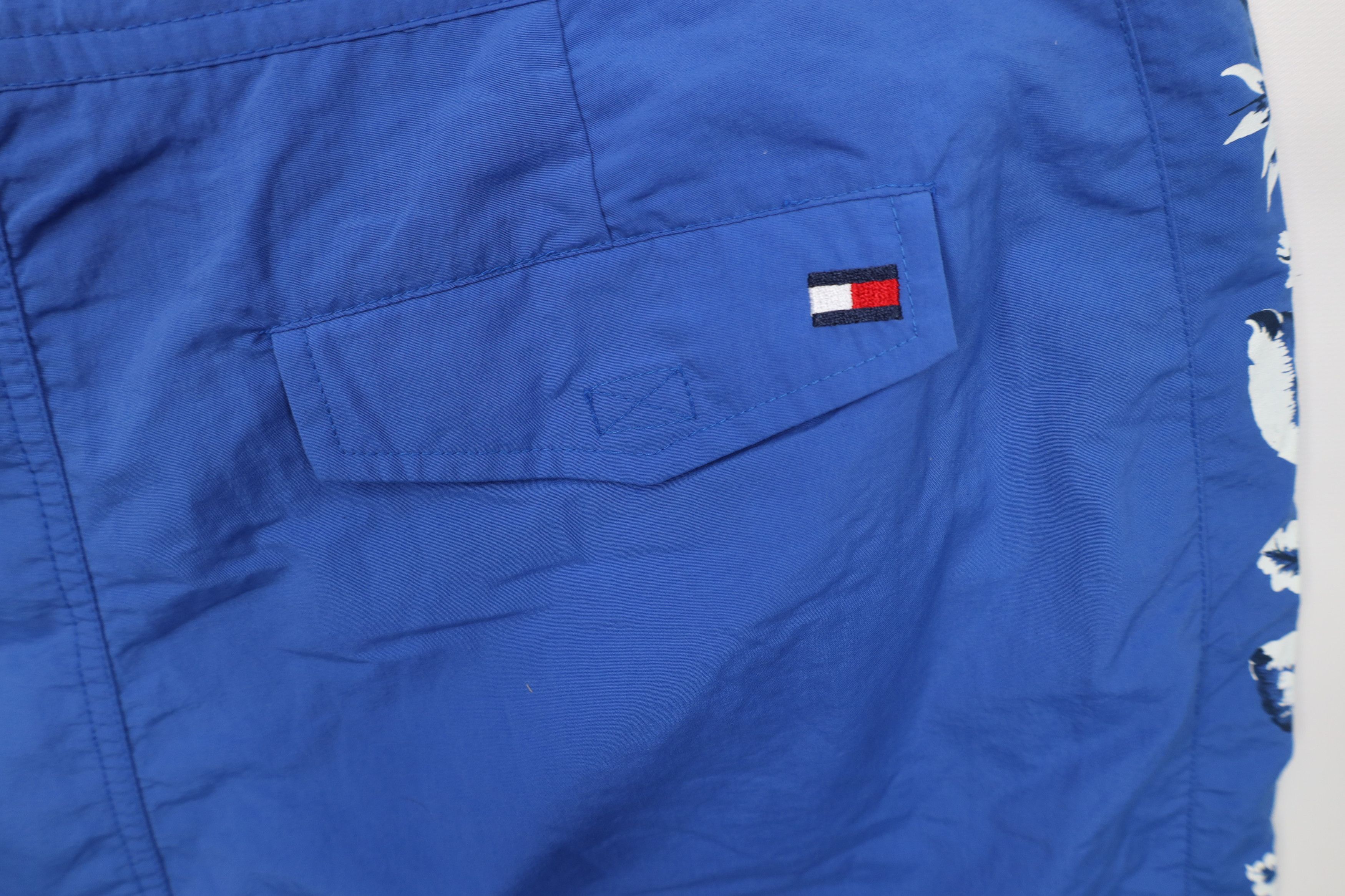 Tommy Hilfiger Vintage Y2K 2002 Tommy Hilfiger Flower Board Shorts Blue Size US 38 / EU 54 - 13 Thumbnail