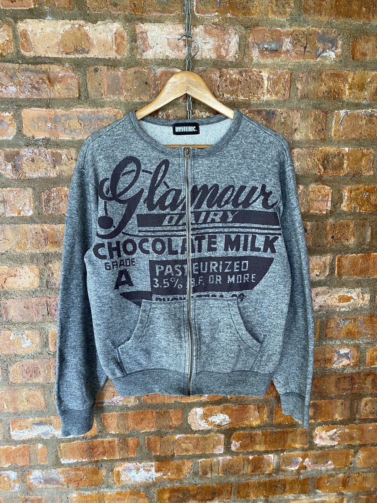 Hysteric Glamour 1990s Hysteric Wool blend Zipper rare chocolate milk Size US M / EU 48-50 / 2 - 2 Thumbnail