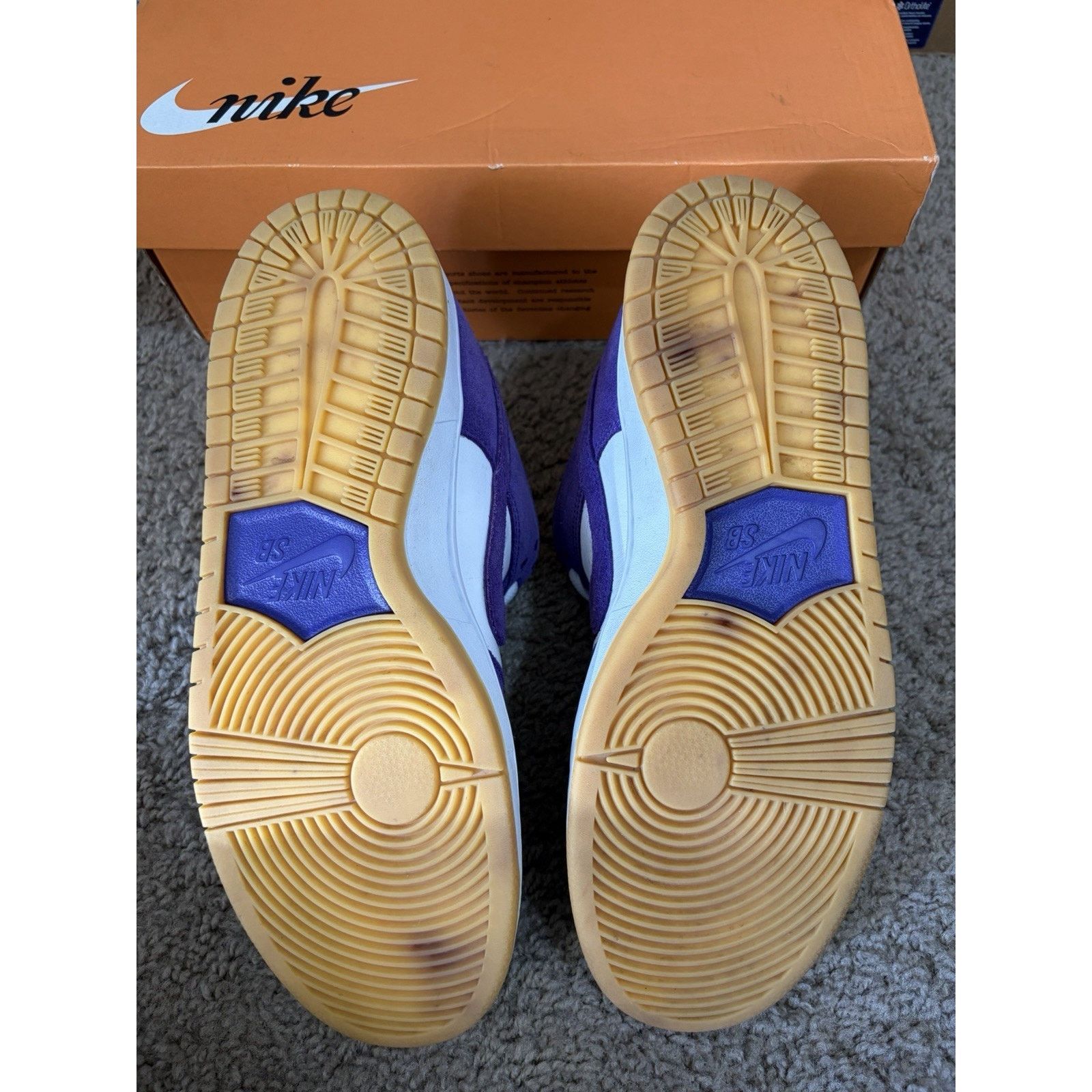 Nike Size 9.5 - Nike SB Dunk Low Pro ISO Court Purple DV5464-500 Size US 9.5 / EU 42-43 - 6 Thumbnail