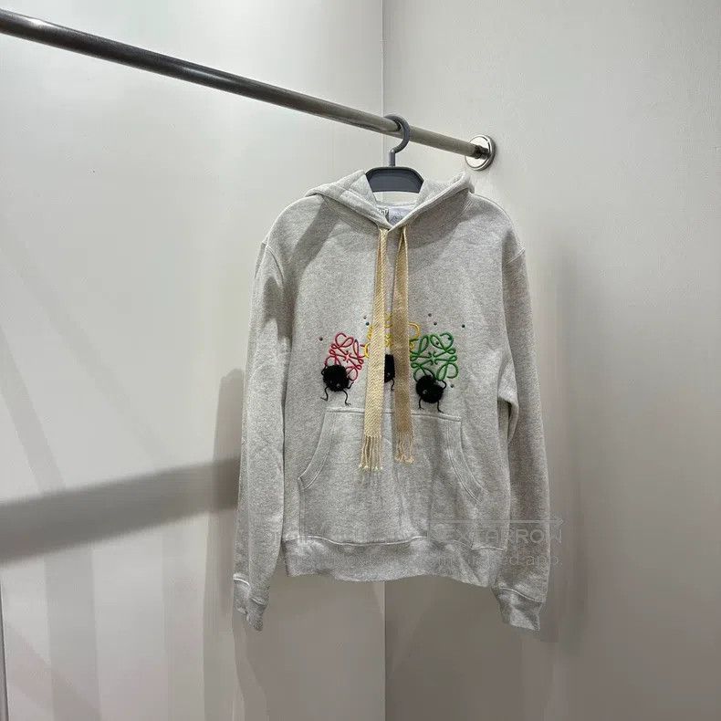 Loewe Loewe Sweatshirt with Chihiro Logo Embroidered and Fleece Size S / US 4 / IT 40 - 1 Thumbnail