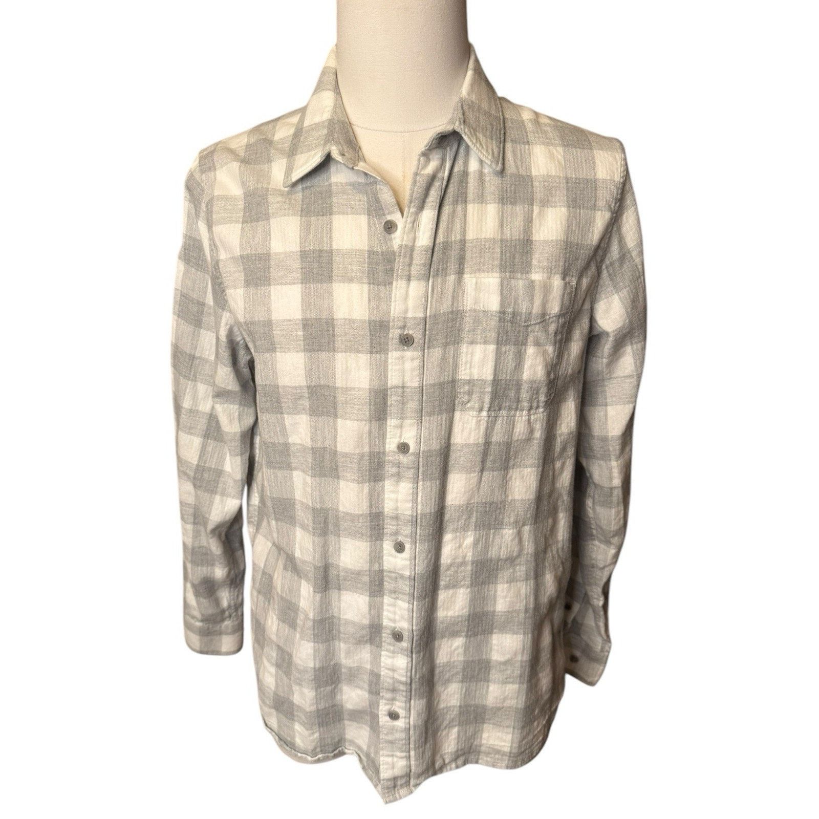 TravisMathew Travis Mathew Cotton Button Up Golf Shirt Light Flannel Gray Size US L / EU 52-54 / 3 - 1 Thumbnail