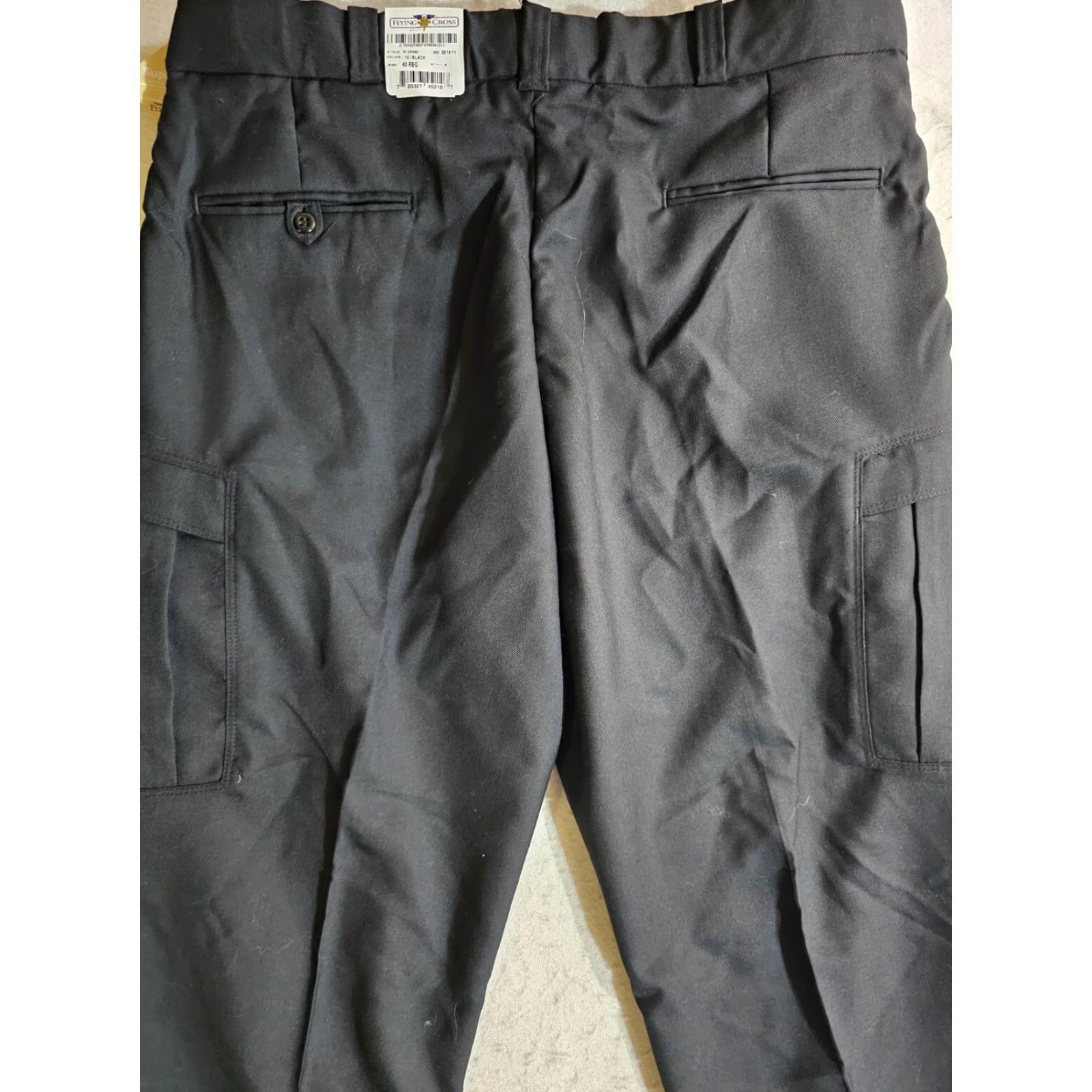 Vintage NWTs Flying Cross By Fechheimer 100% Polyester Pants Men's 40 REG Brown Dress Pants Size US 40 / EU 56 - 7 Thumbnail