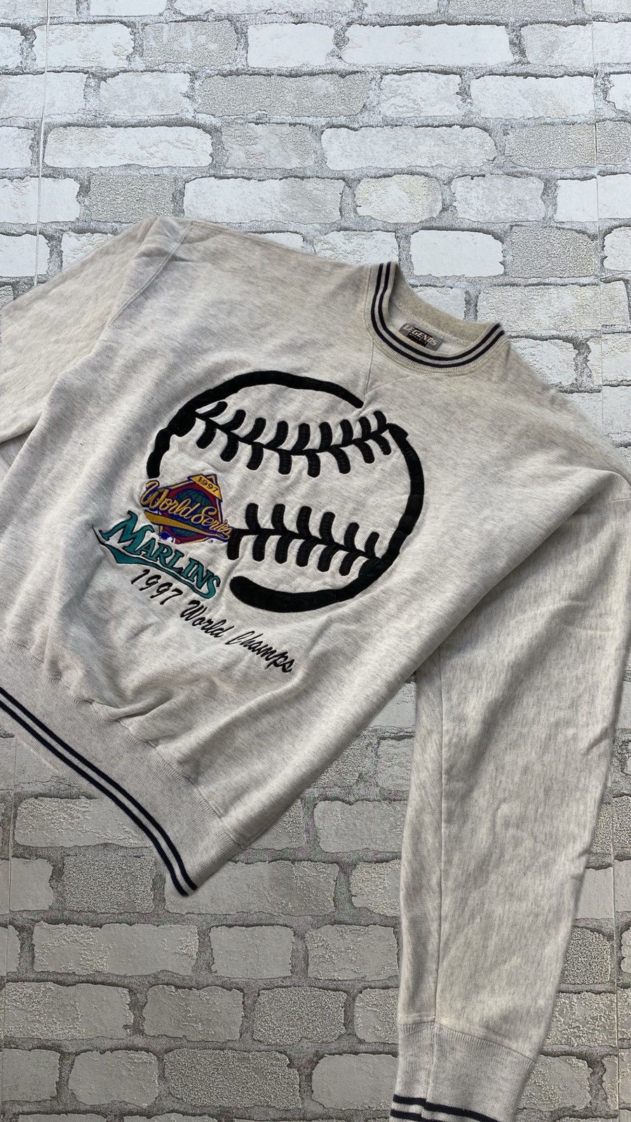 Pacific Legend Vintage marlins sweater Size US L / EU 52-54 / 3 - 2 Thumbnail