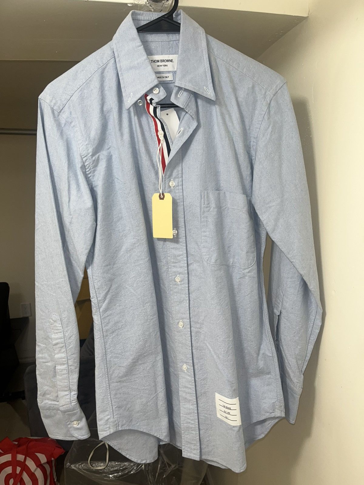 Thom Browne Classic Oxford Cotton Shirt Sz 1