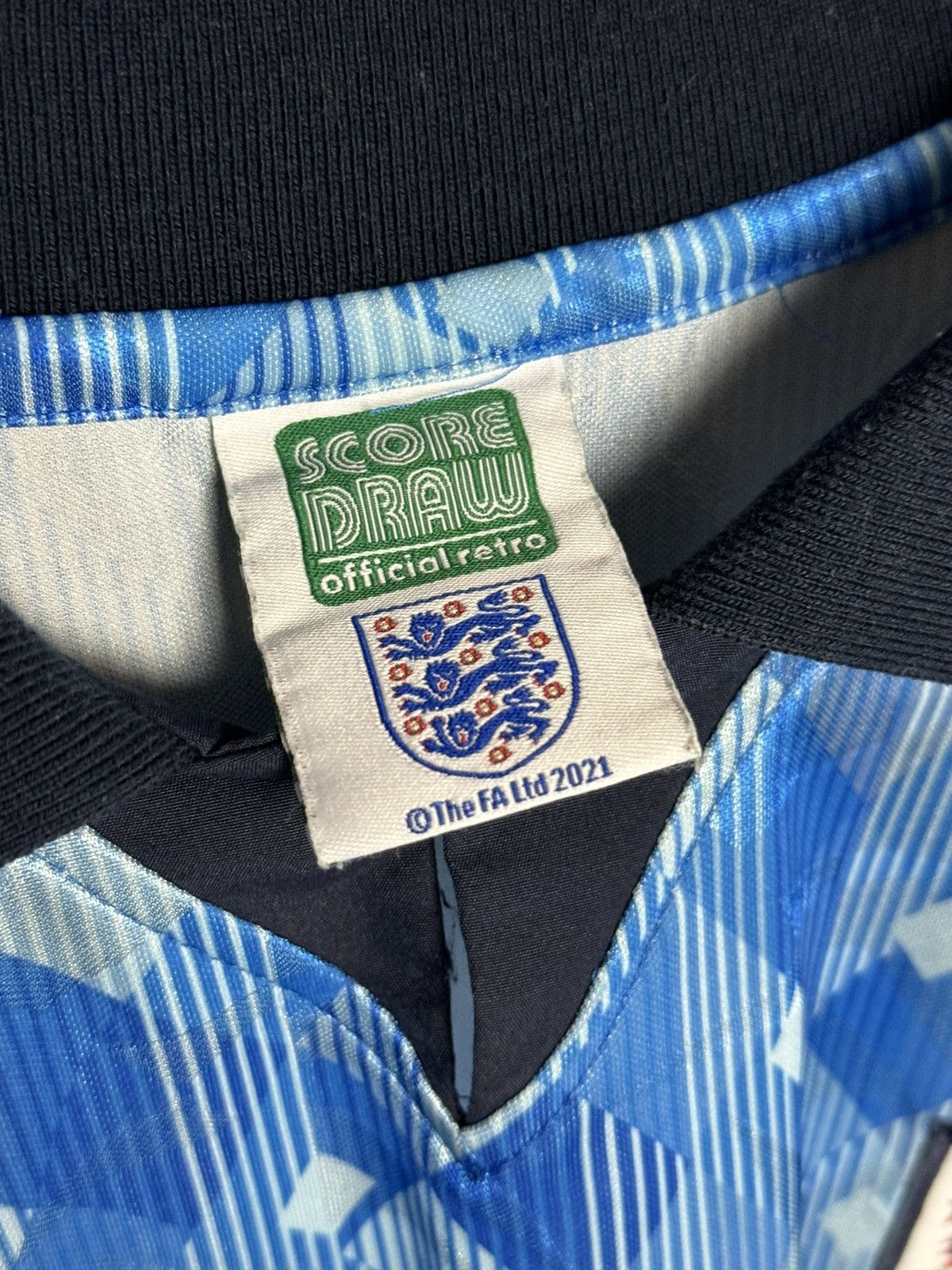 Other England National Team 90/92 Third Football Jersey T-Shirt Size US S / EU 44-46 / 1 - 6 Thumbnail